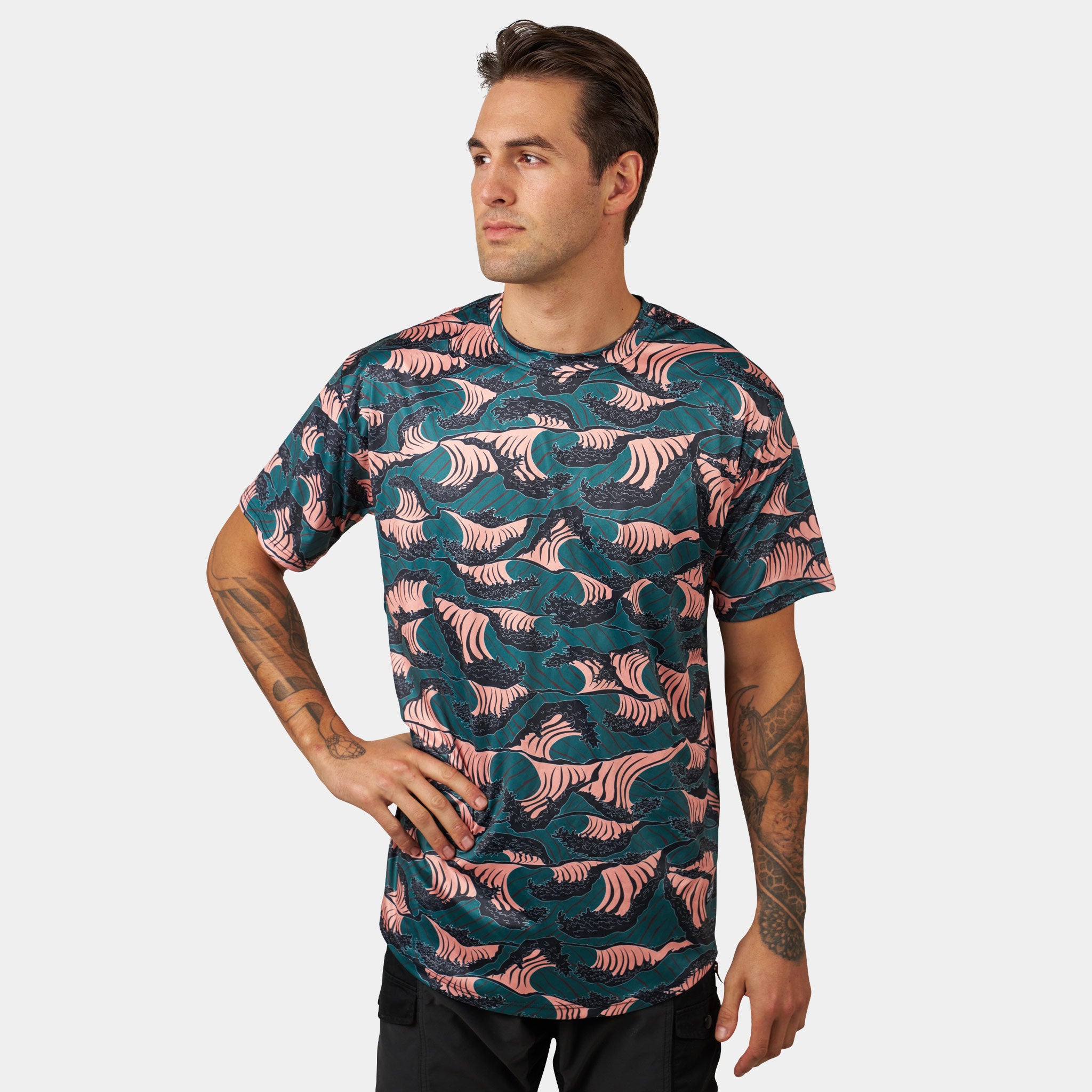 Men's Brackish T-Shirt BlackStrap #color_tsunami south
