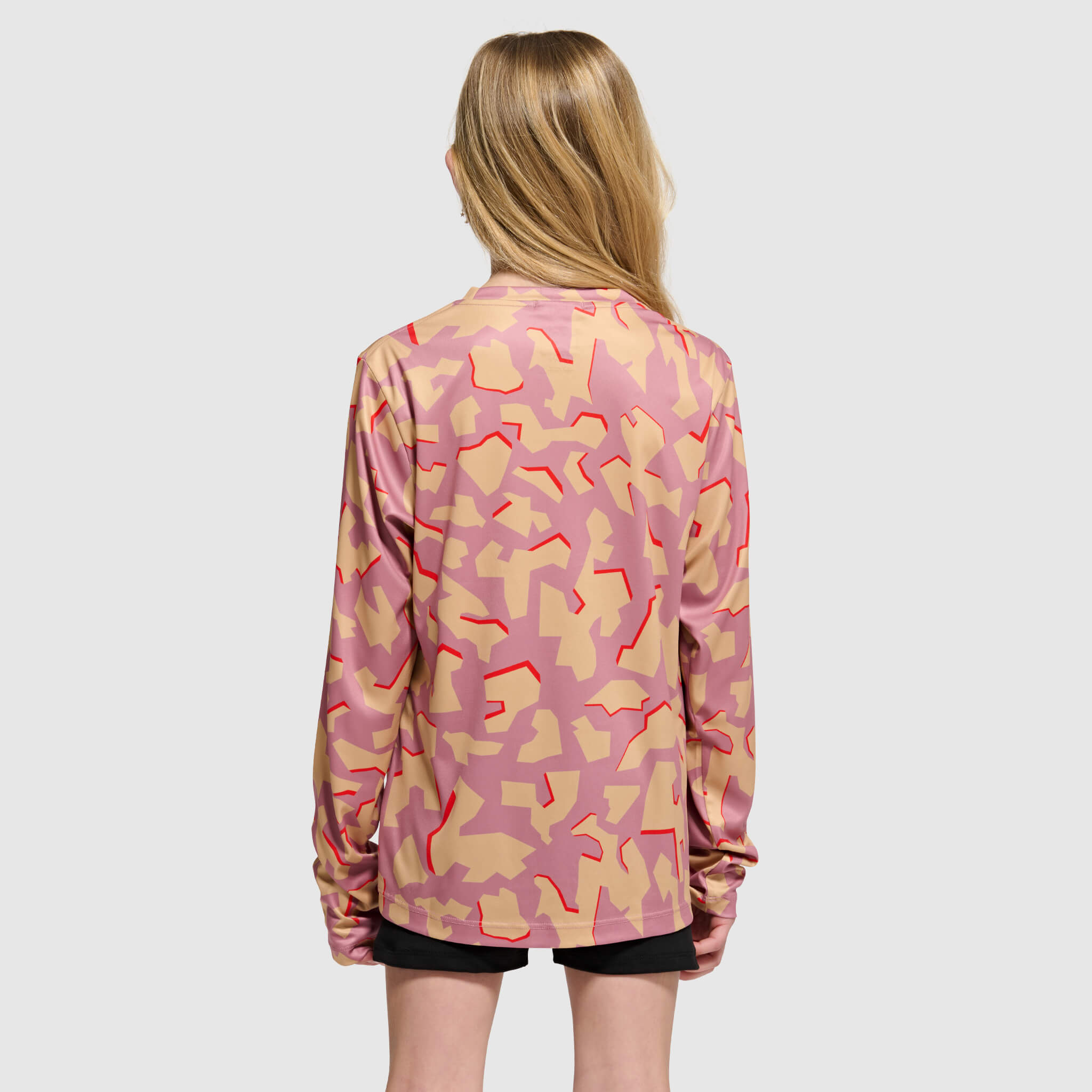 Big Kids' Brackish Crewneck Long Sleeve BlackStrap #color_dimentical rhododendron