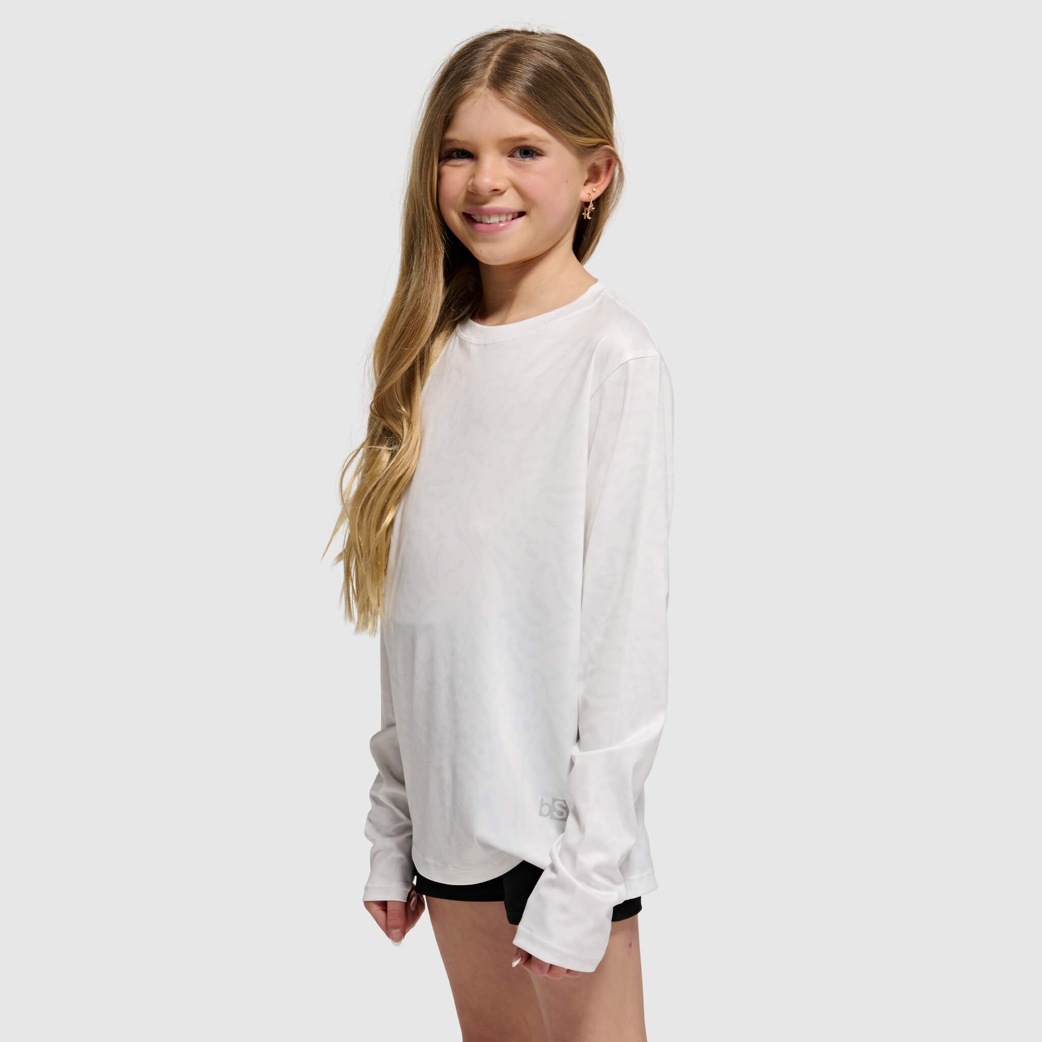 Big Kids' Brackish Crewneck Long Sleeve BlackStrap #color_ripple ash