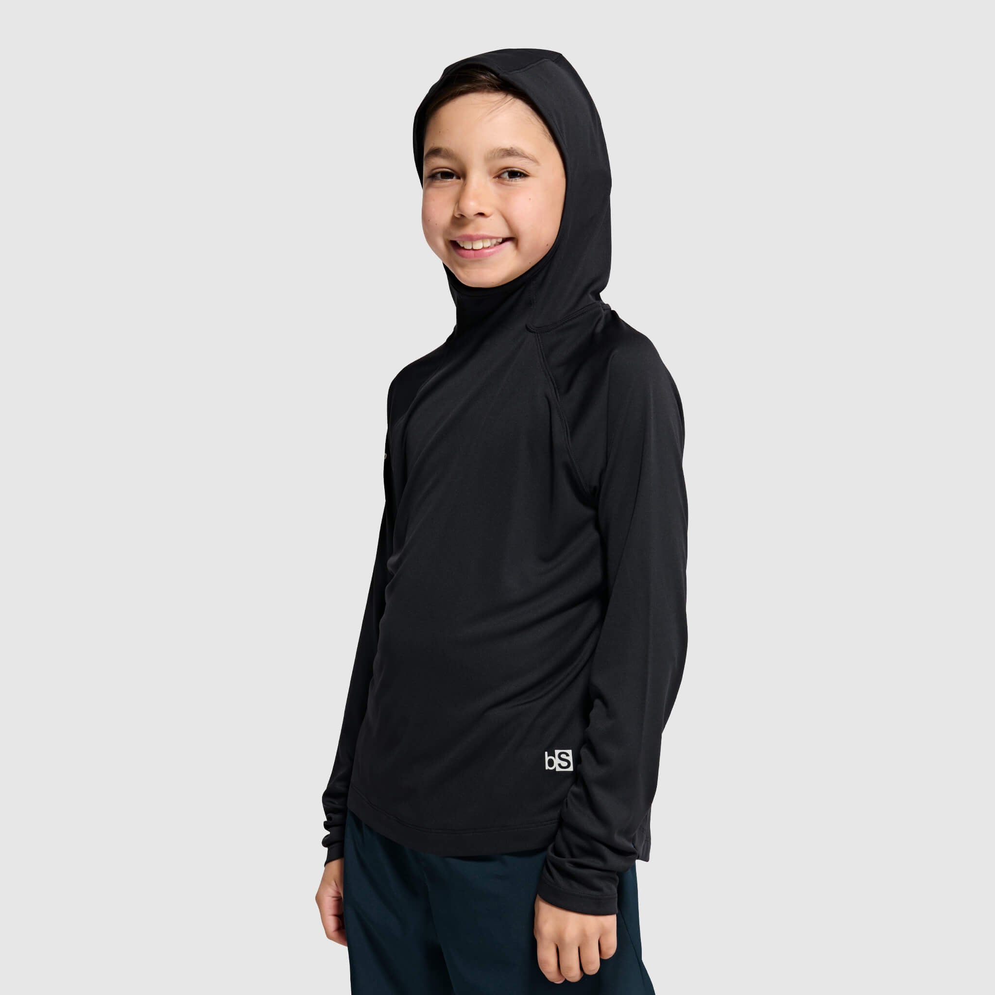 Big Kids' Brackish Hoodie BlackStrap #color_black