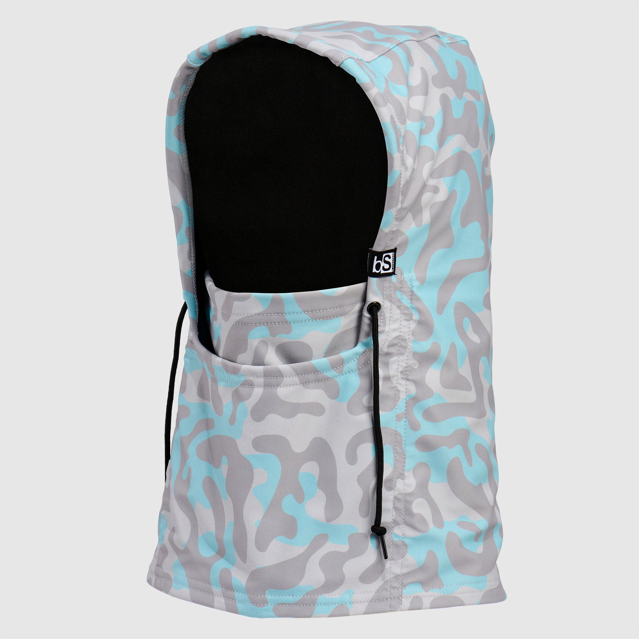 Camber Hood Adjustable Balaclava | Prints BlackStrap #color_animo ash