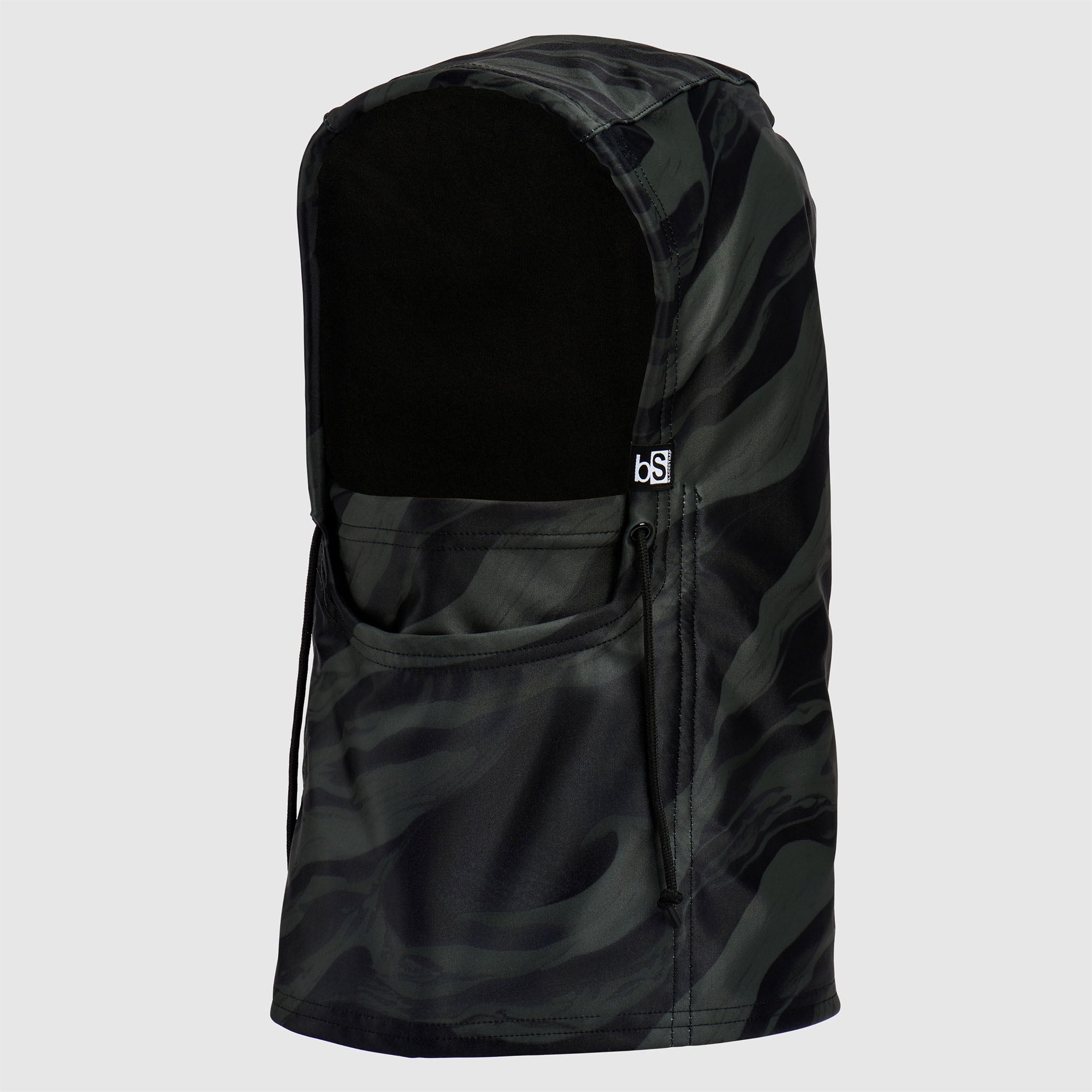 Camber Hood Adjustable Balaclava | Prints BlackStrap #color_bone black