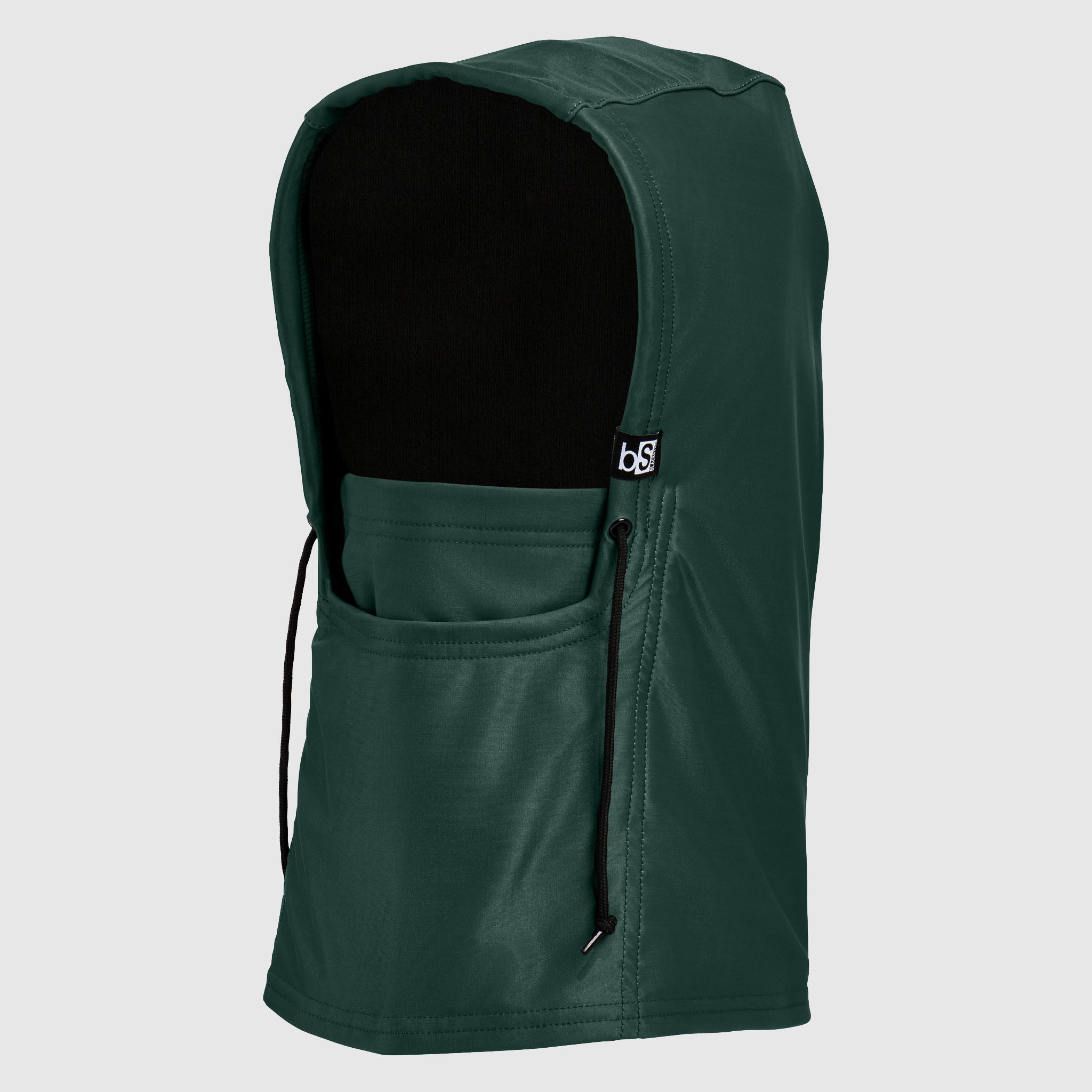 Camber Hood Adjustable Balaclava | Solids BlackStrap #color_obsidian