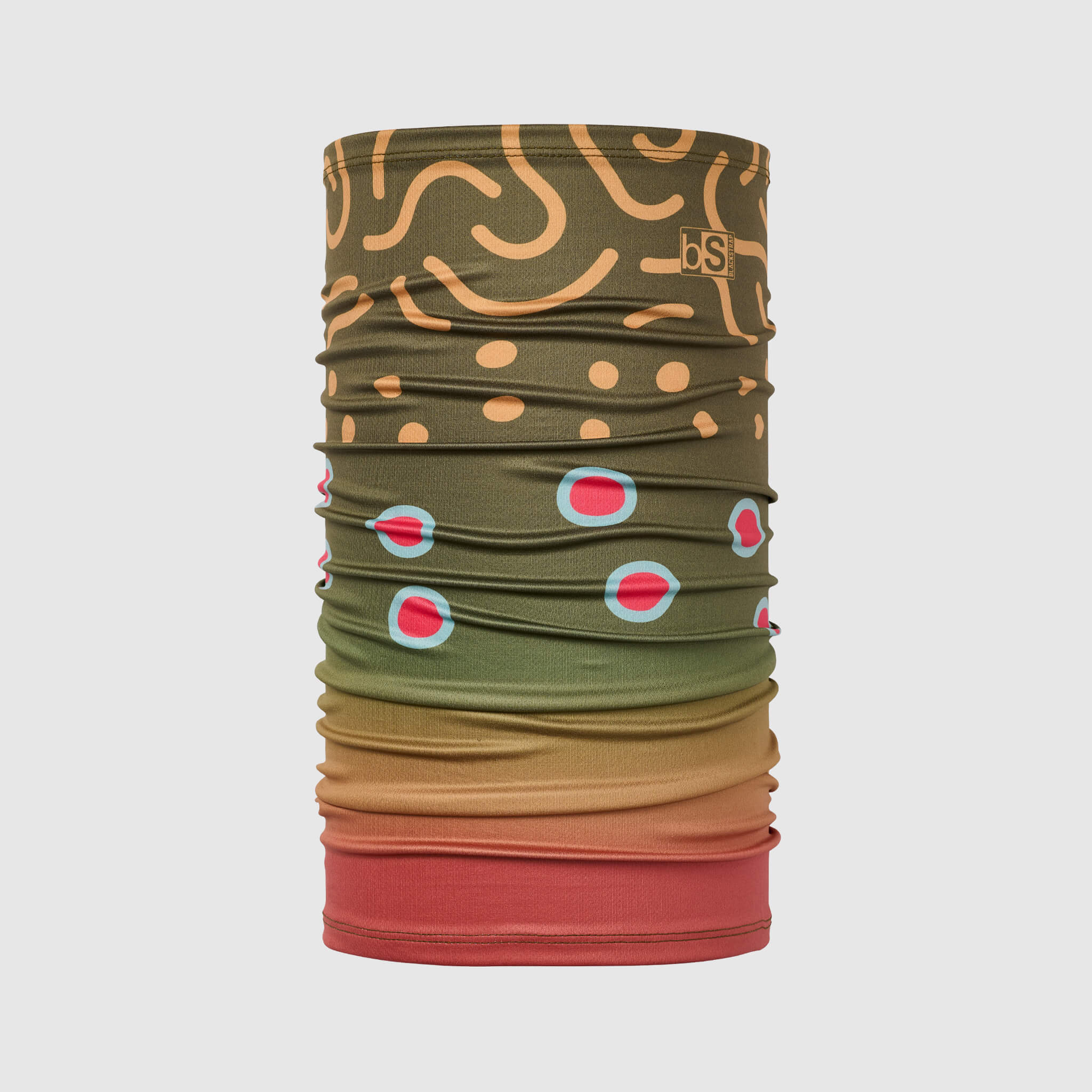 BlackStrap Daily Tube Neck Gaiter #color_trouty cutthroat