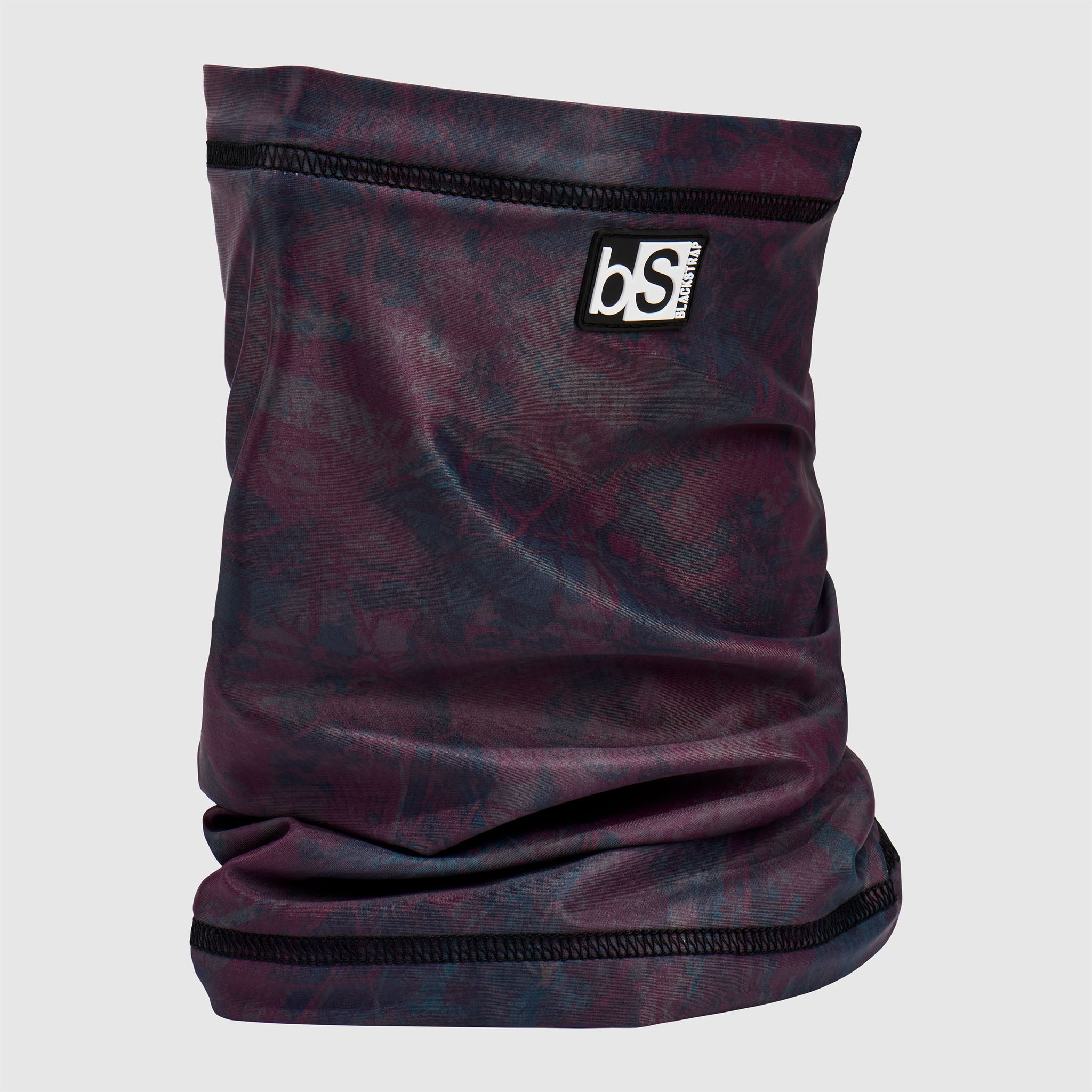 Dual Layer Tube Neck Warmer | Prints BlackStrap #color_pulse cherry