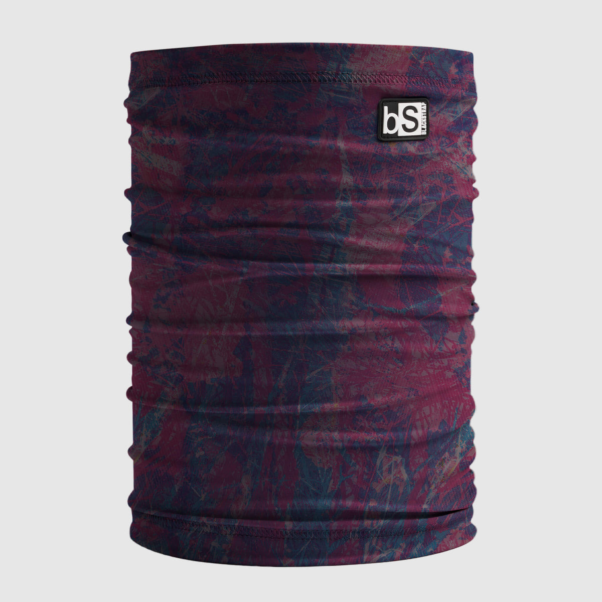 Dual Layer Tube Neck Warmer | Prints BlackStrap #color_pulse cherry