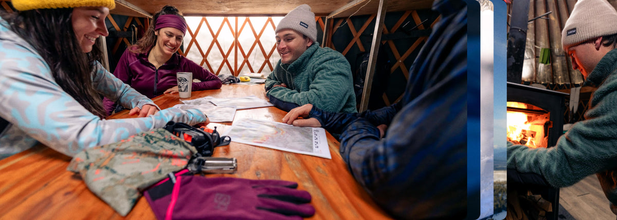 Friends Mapping out the trails before they head out