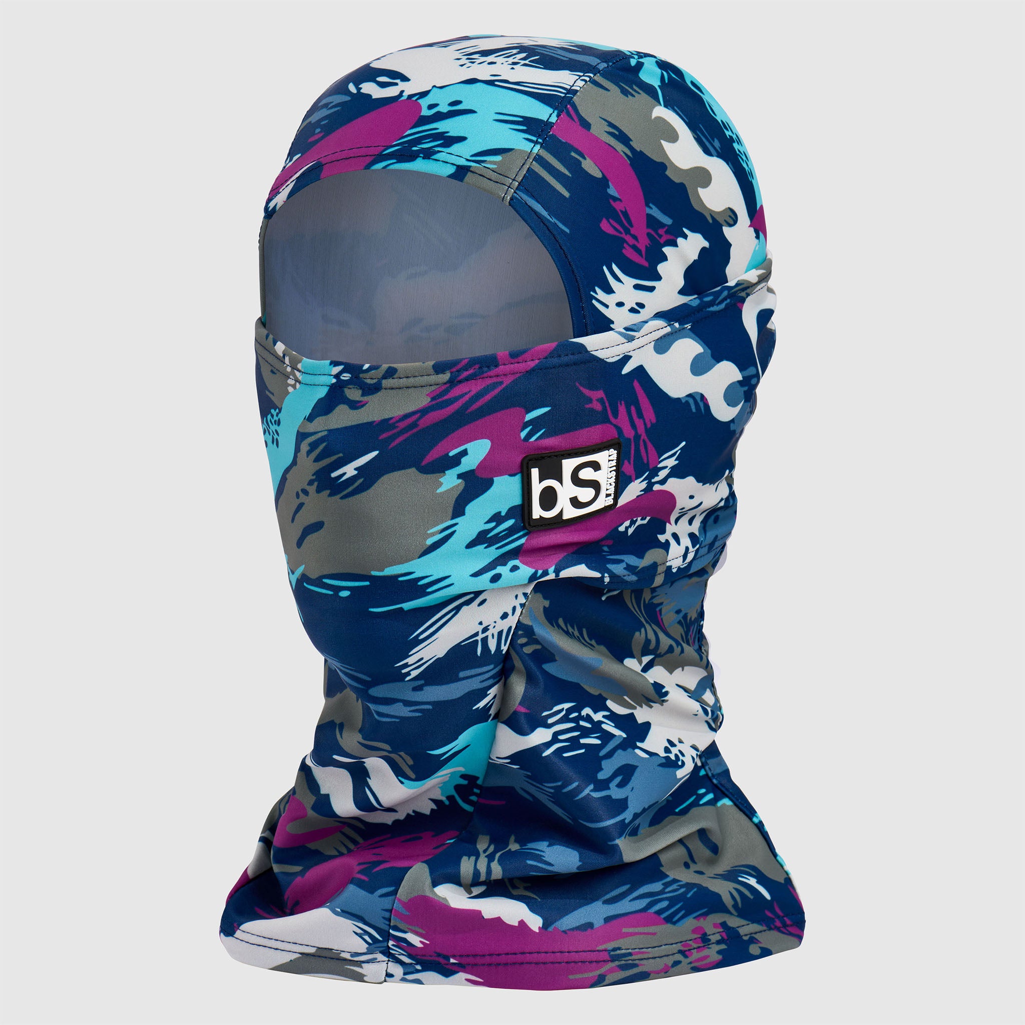 Hood Balaclava | Prints BlackStrap Splash Neon #color_motion-glacier