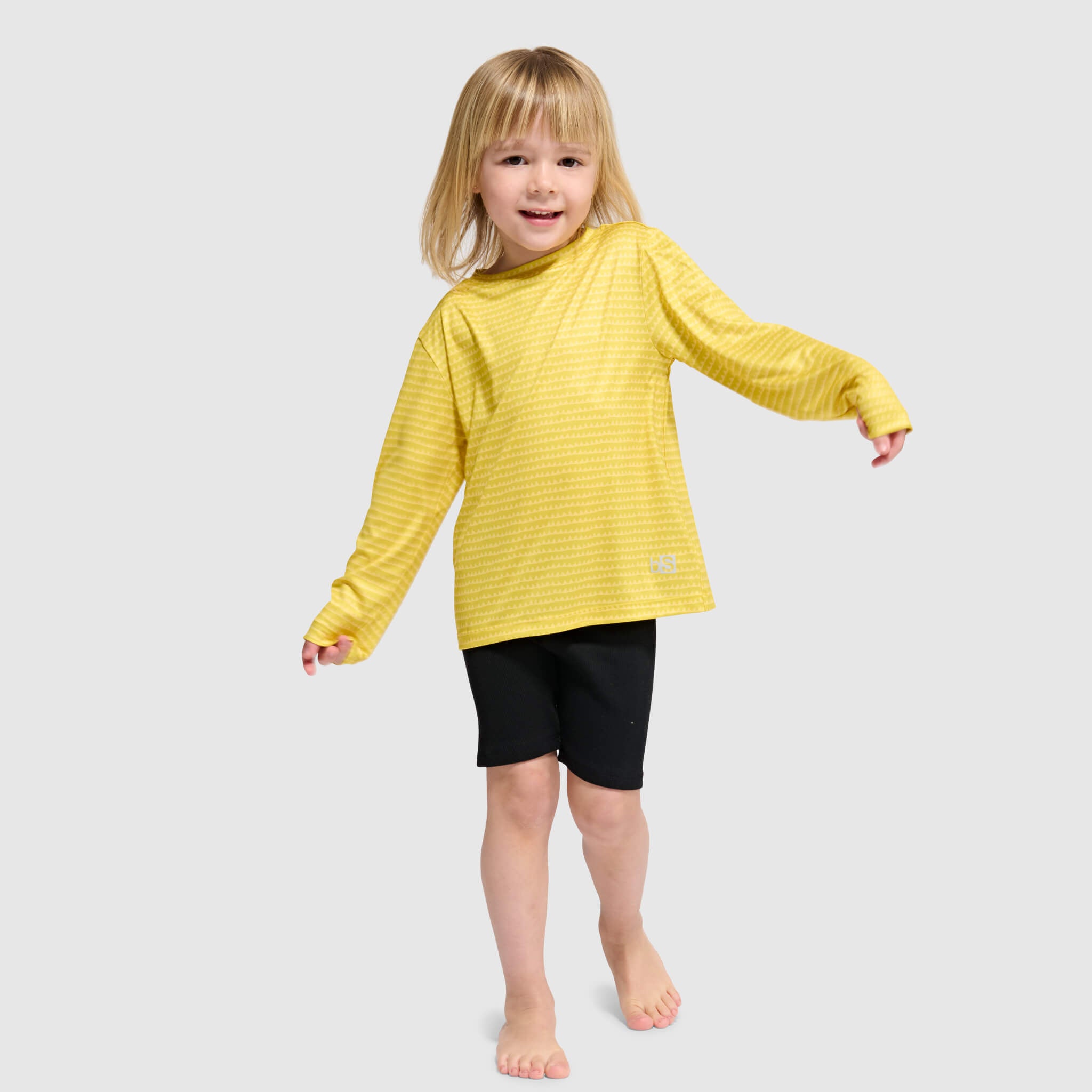 Kids' Brackish Crewneck Long Sleeve BlackStrap #color_sharktooth meadow