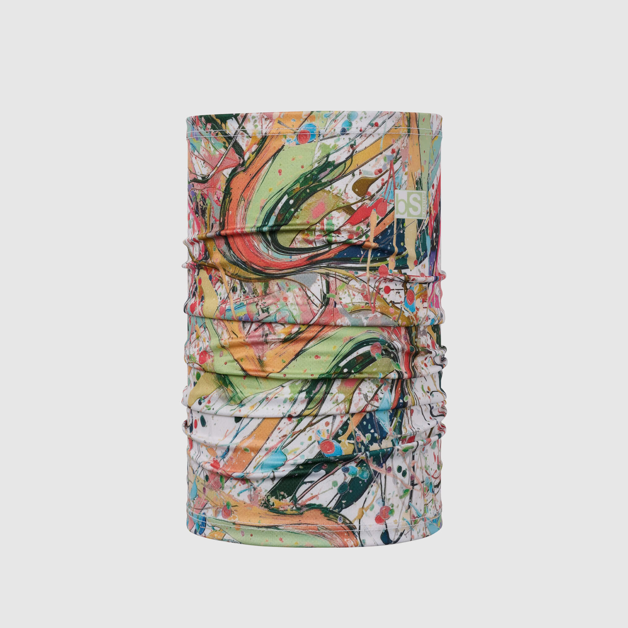 Kids' Daily Tube Neck Gaiter BlackStrap #color_splattle poppy