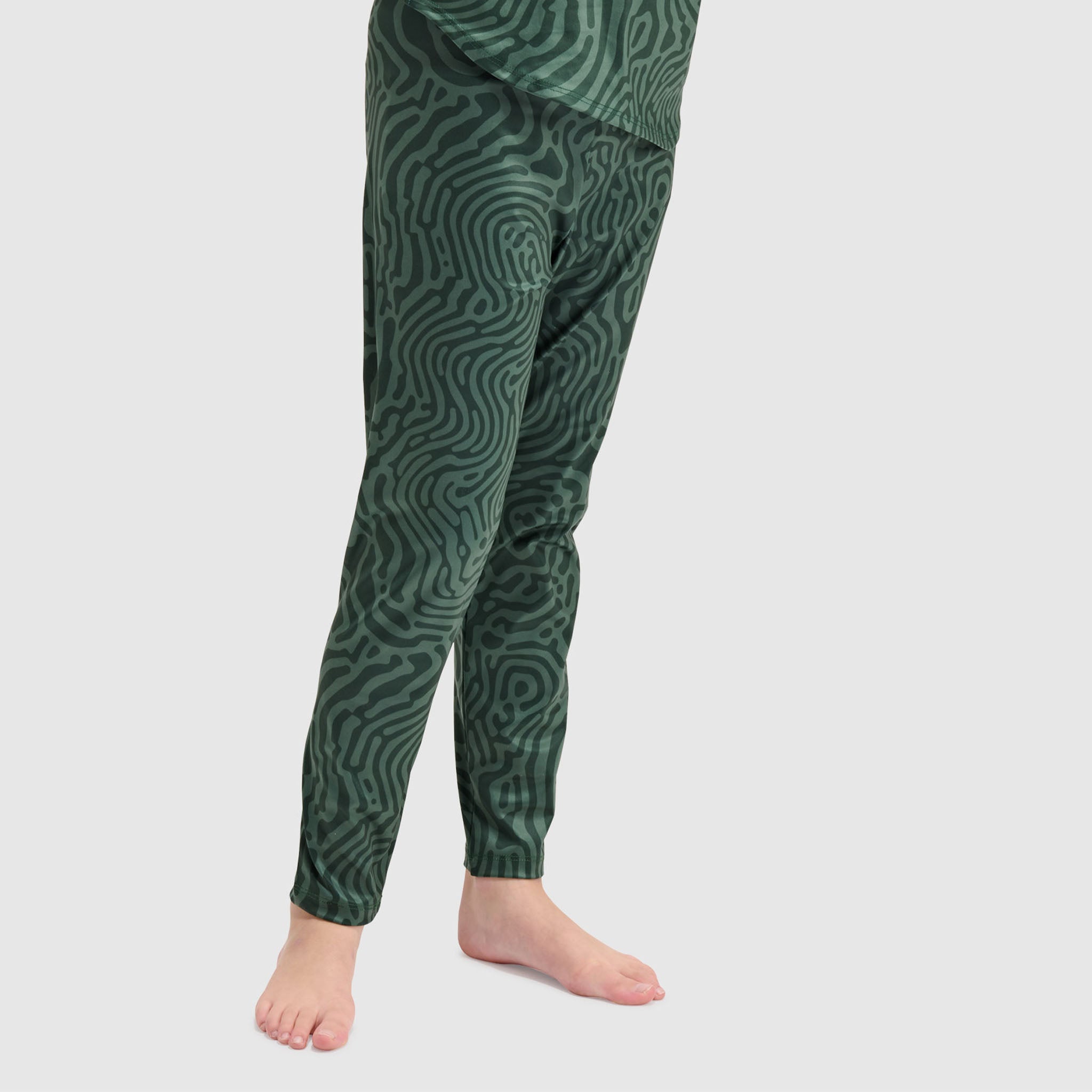 Big Kids' Evolver Baselayer Pant BlackStrap #color_inprint obsidian
