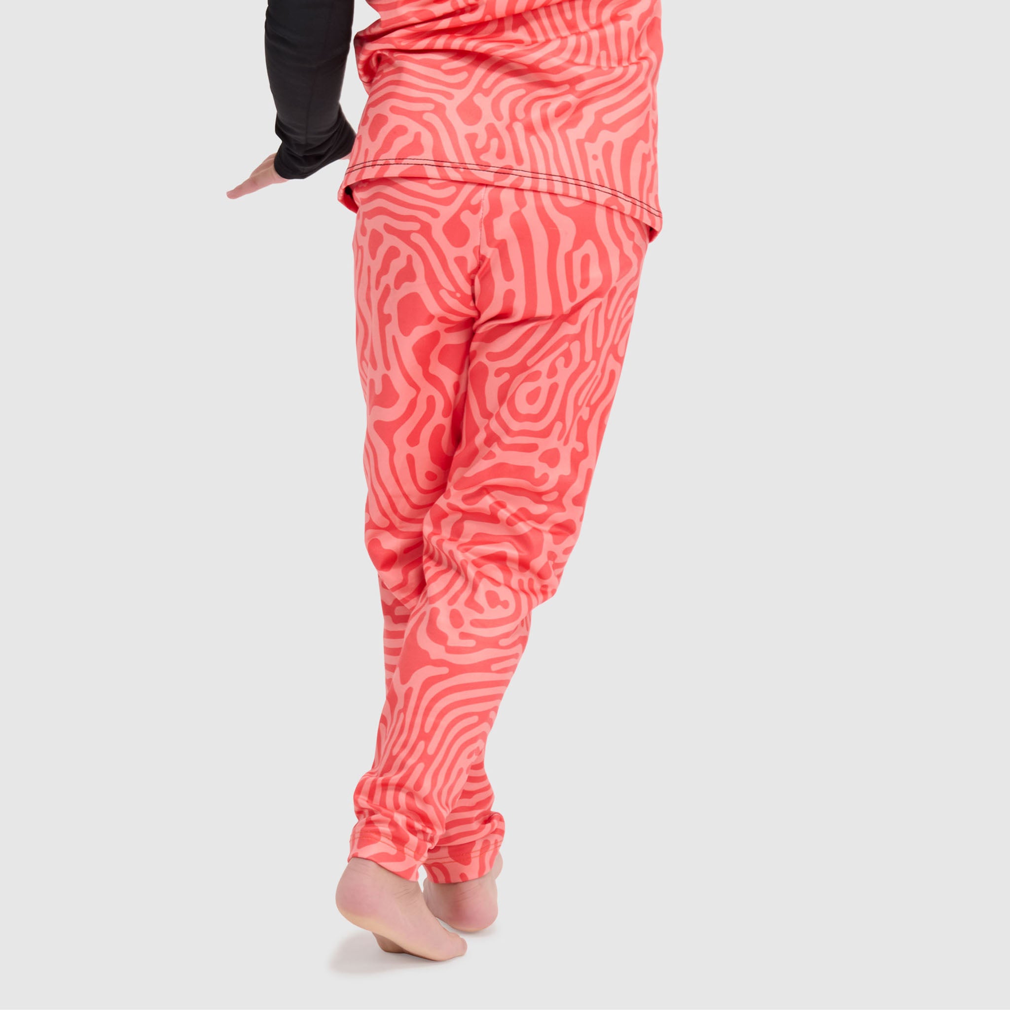 Kids' Little Pine Baselayer Pant BlackStrap #color_inprint maple