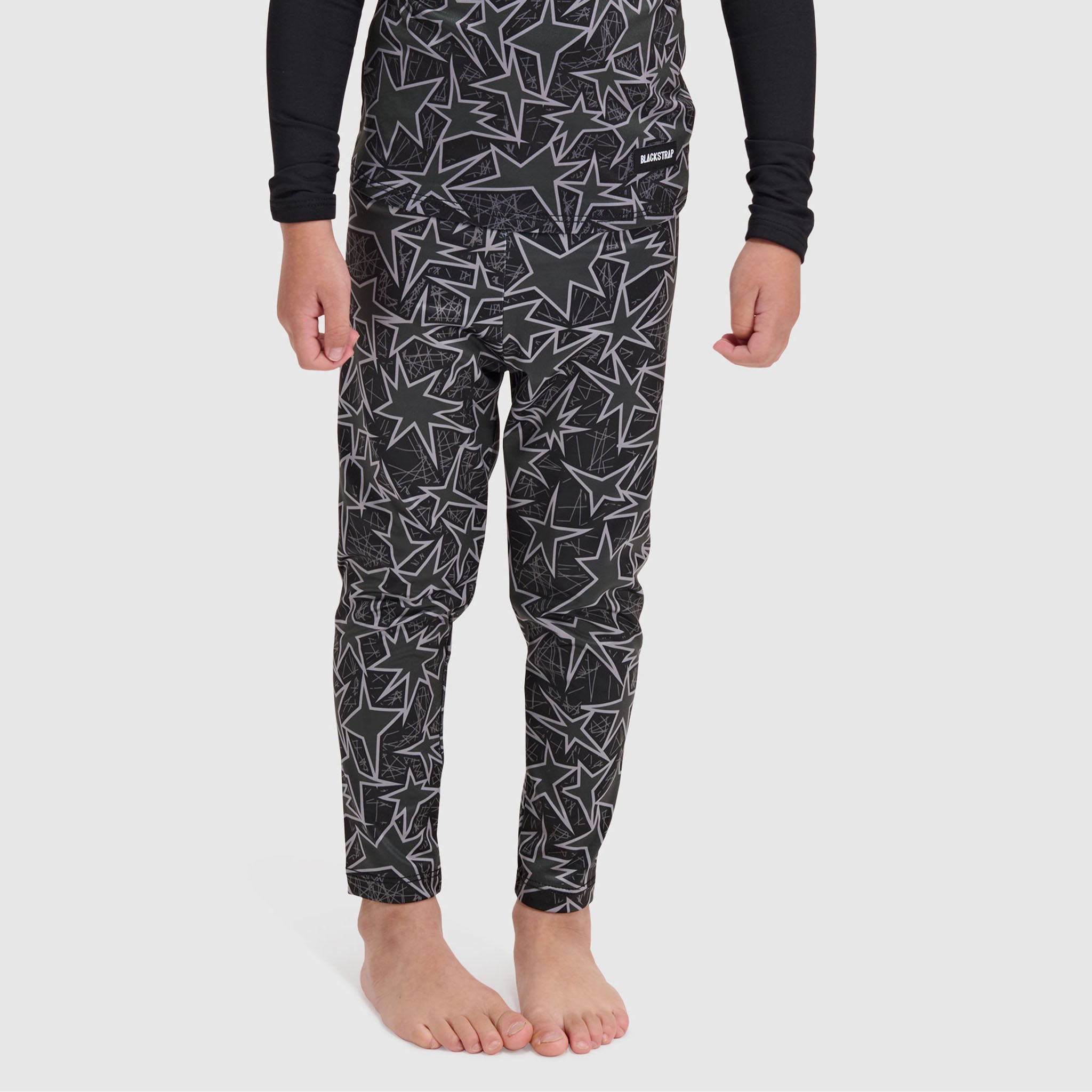 Kids' Little Pine Baselayer Pant BlackStrap #color_star smoldered