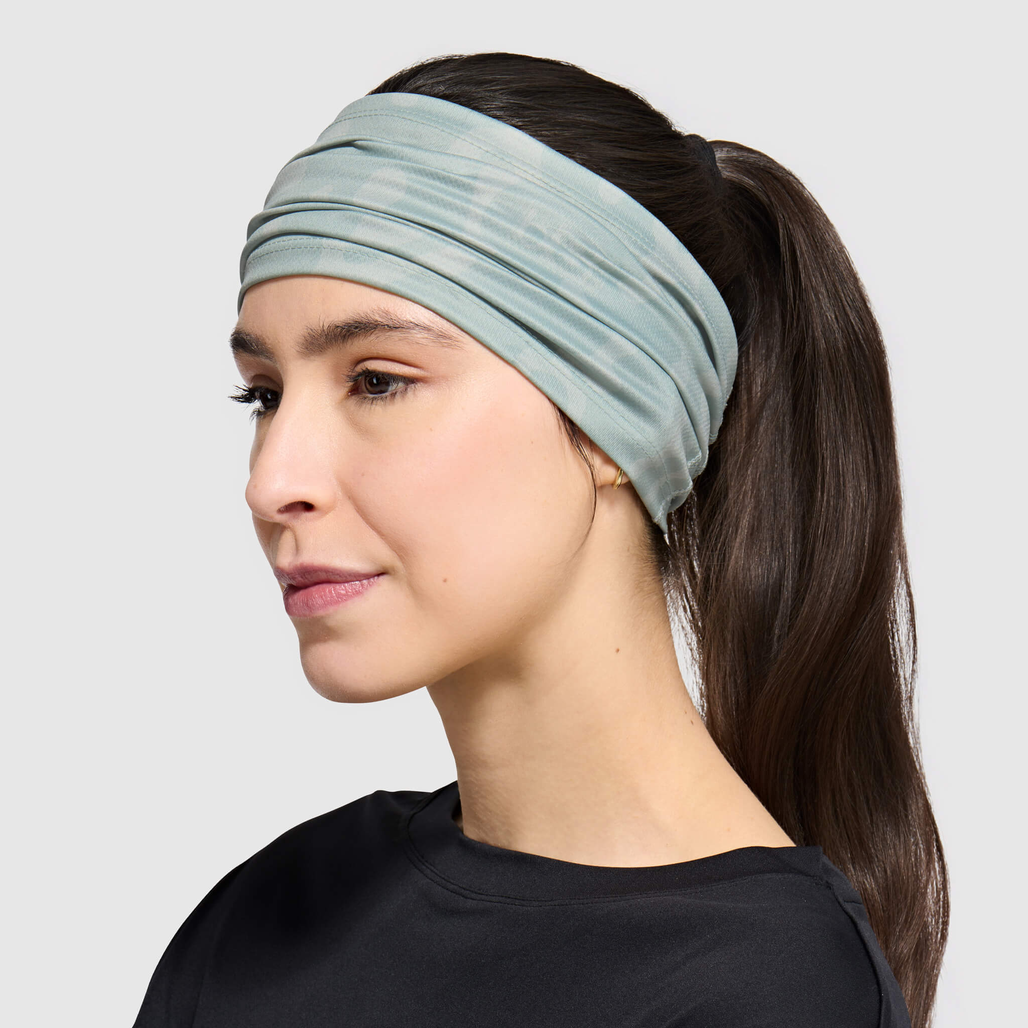 Multifunctional UV Headband BlackStrap #color_corally spruce