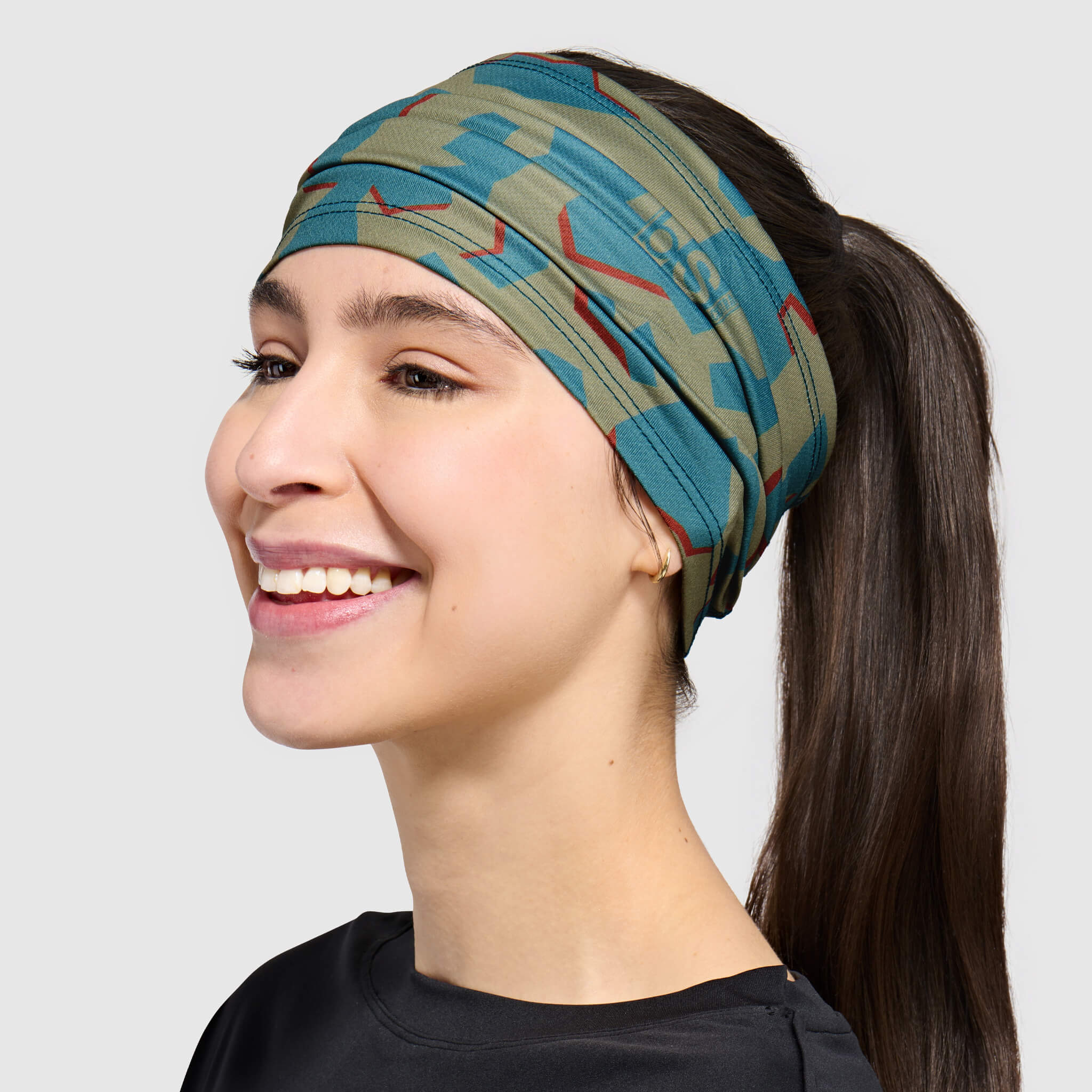 Multifunctional UV Headband BlackStrap #color_dimentical sagebrush