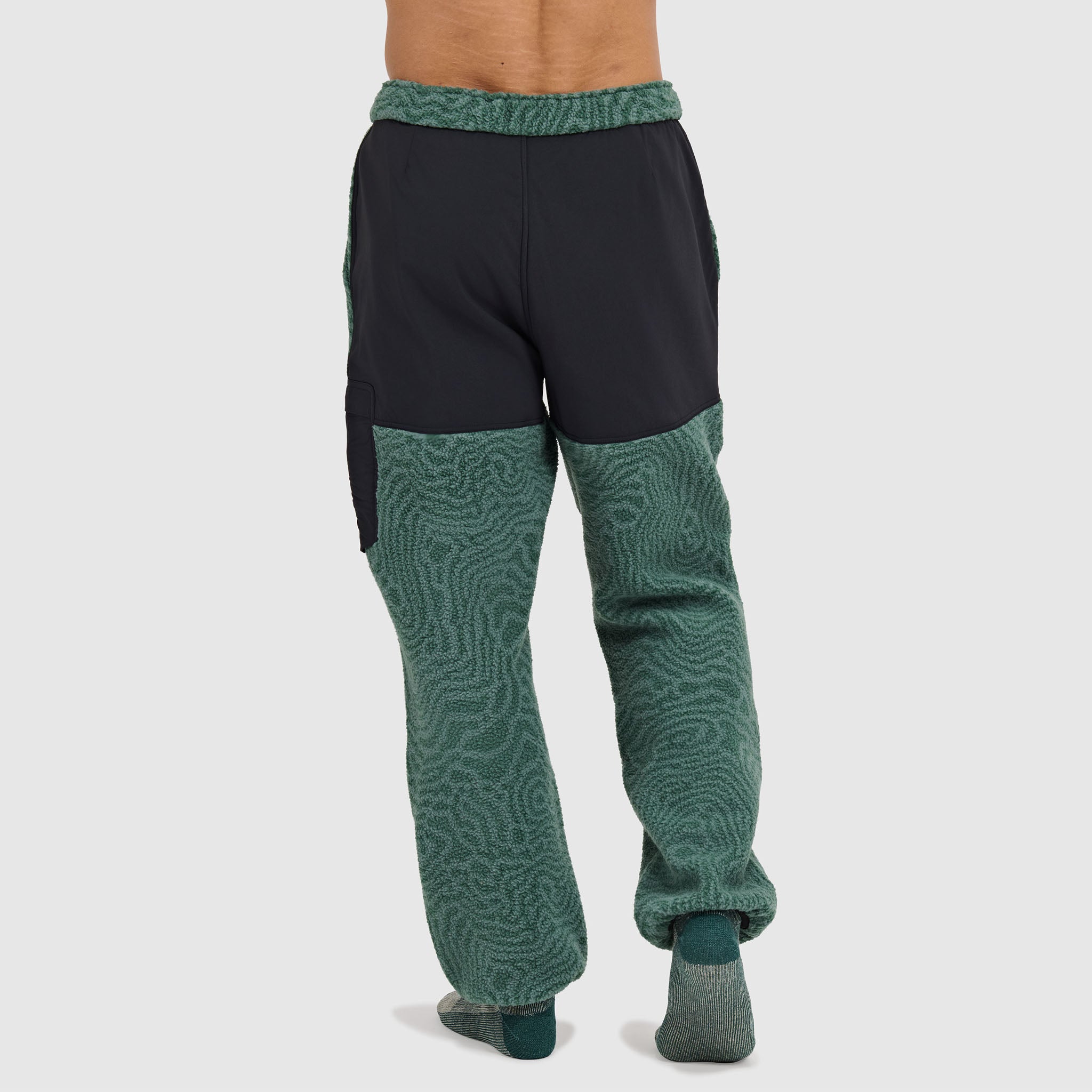 BlackStrap Mens Caldera Fleece Pant #color_inprint obsidian