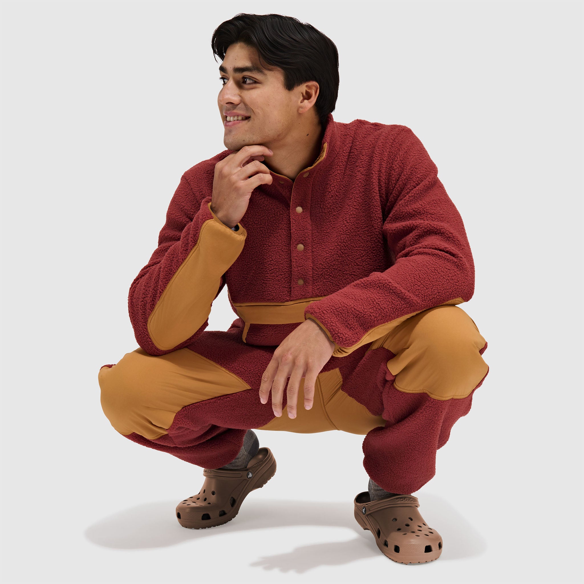 BlackStrap Mens Caldera Sherpa Fleece Half Snap #color_jory