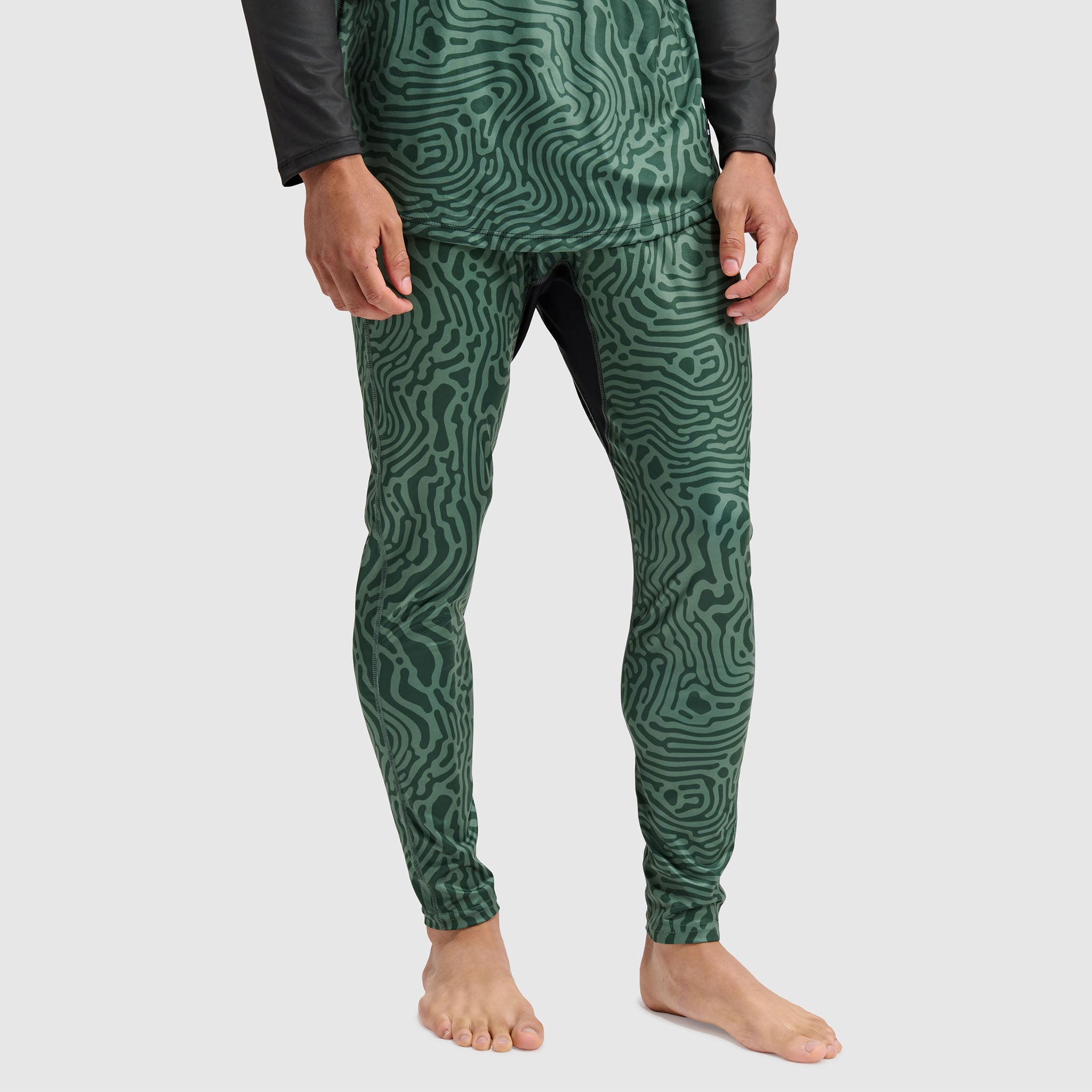Men's Skyliner All-Season Base Layer Pants BlackStrap #color_inprint obsidian