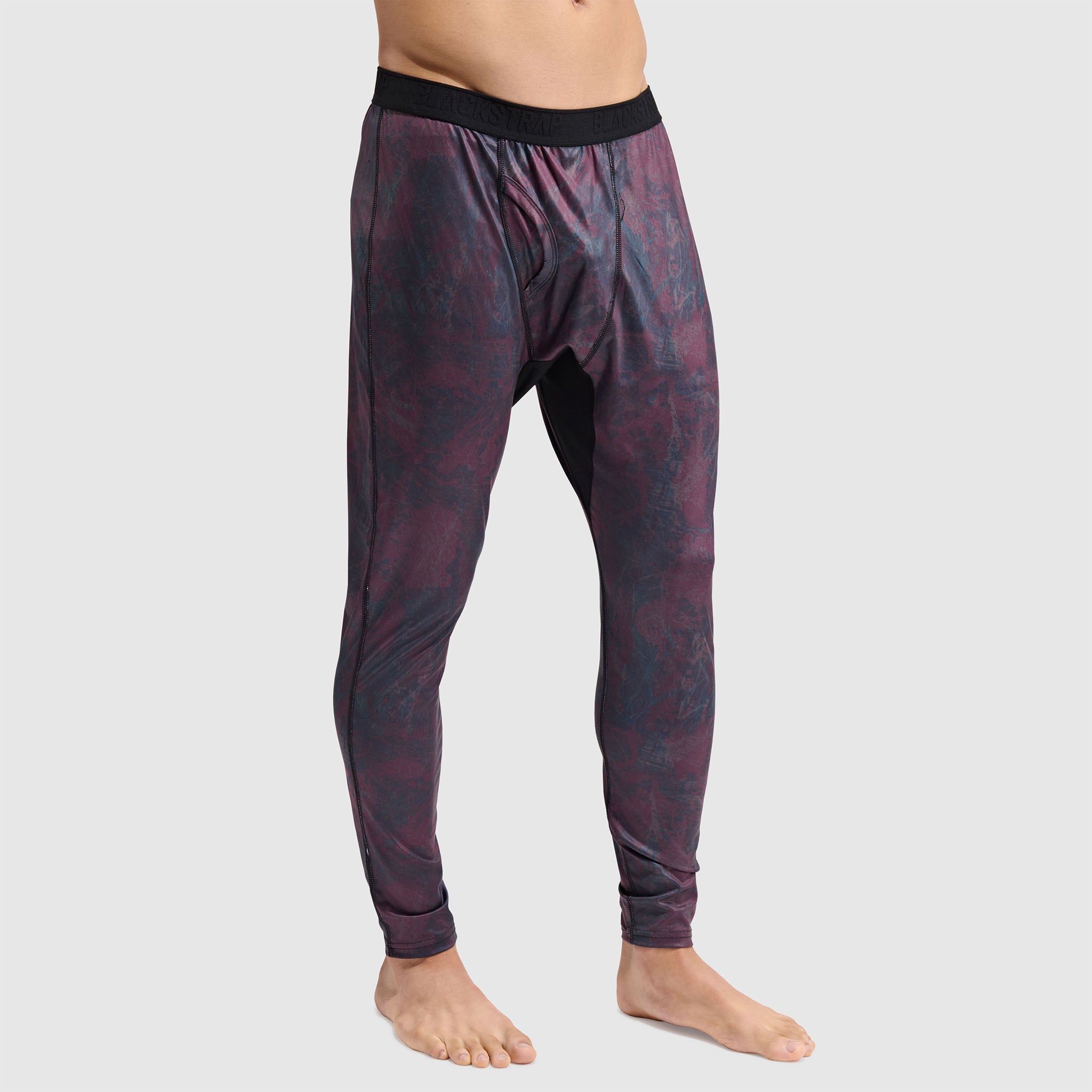 Men's Skyliner All-Season Base Layer Pants BlackStrap #color_pulse cherry