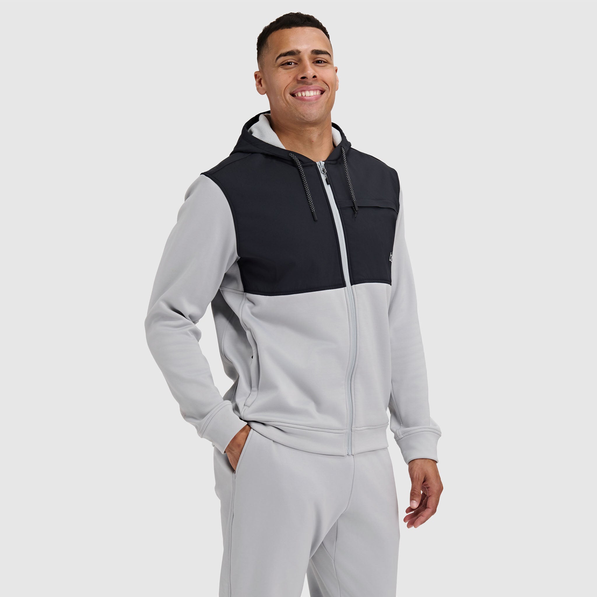 BlackStrap Mens Spectrum Full Zip Hoodie #color_ash