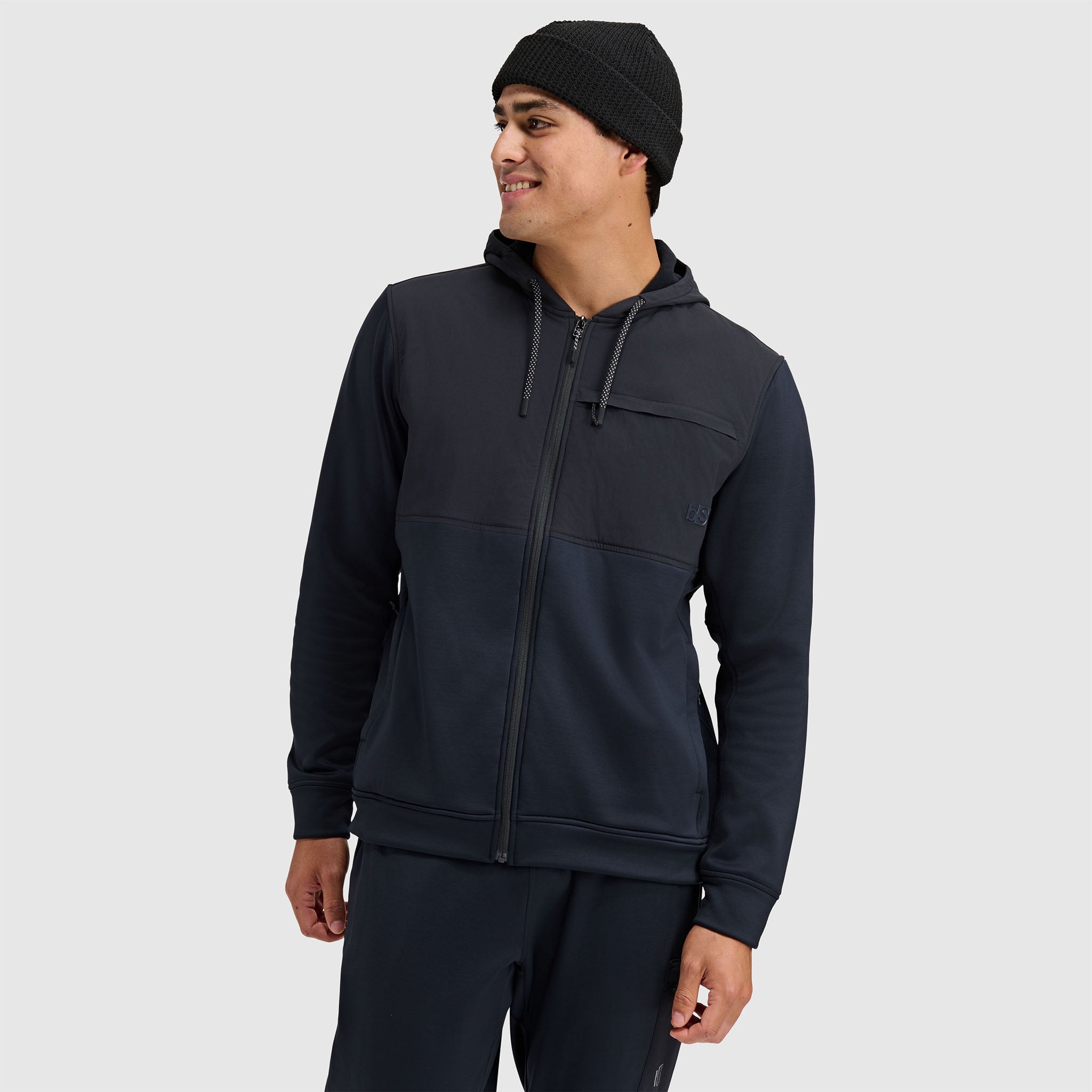 BlackStrap Mens Spectrum Full Zip Hoodie #color_black
