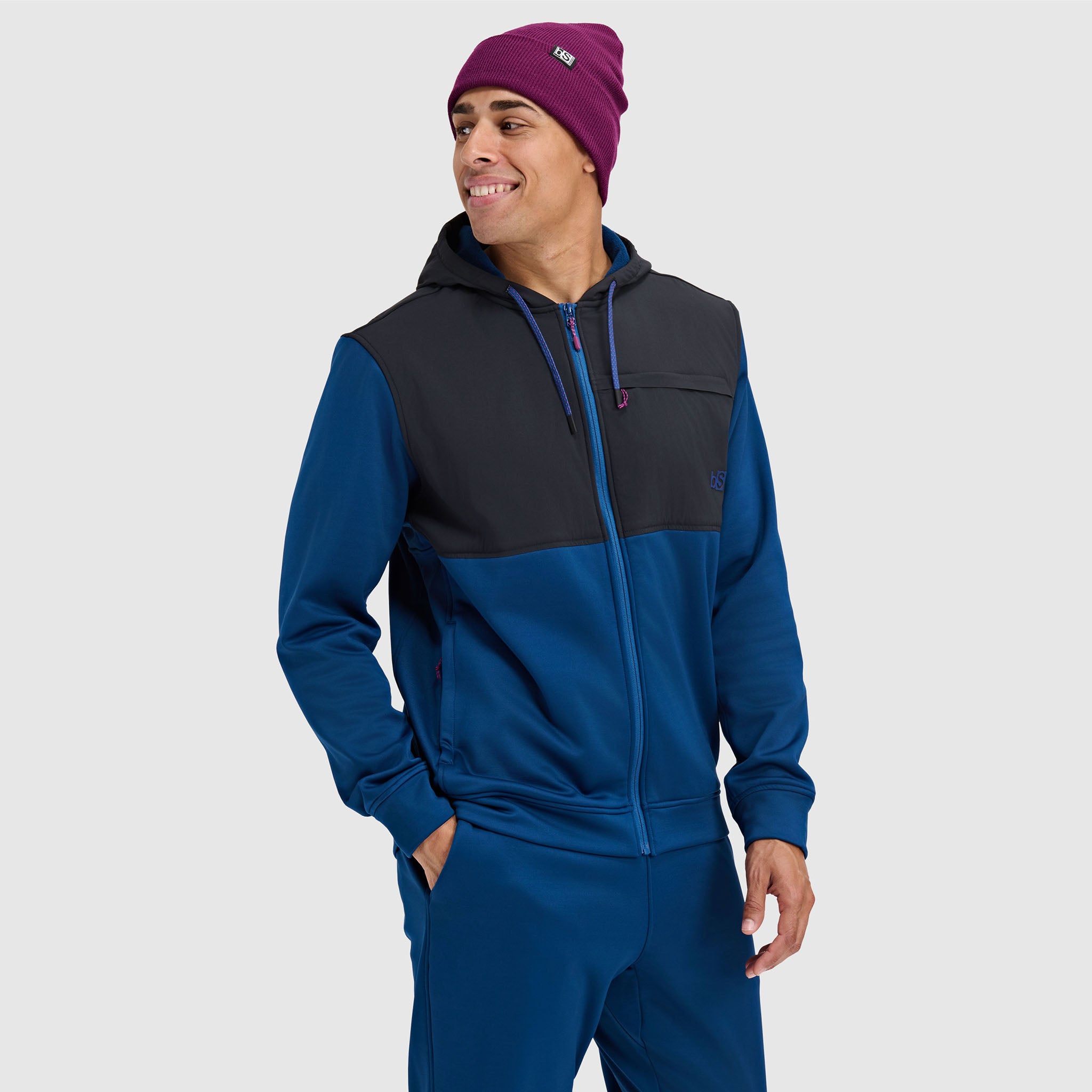BlackStrap Mens Spectrum Full Zip Hoodie #color_deschutes