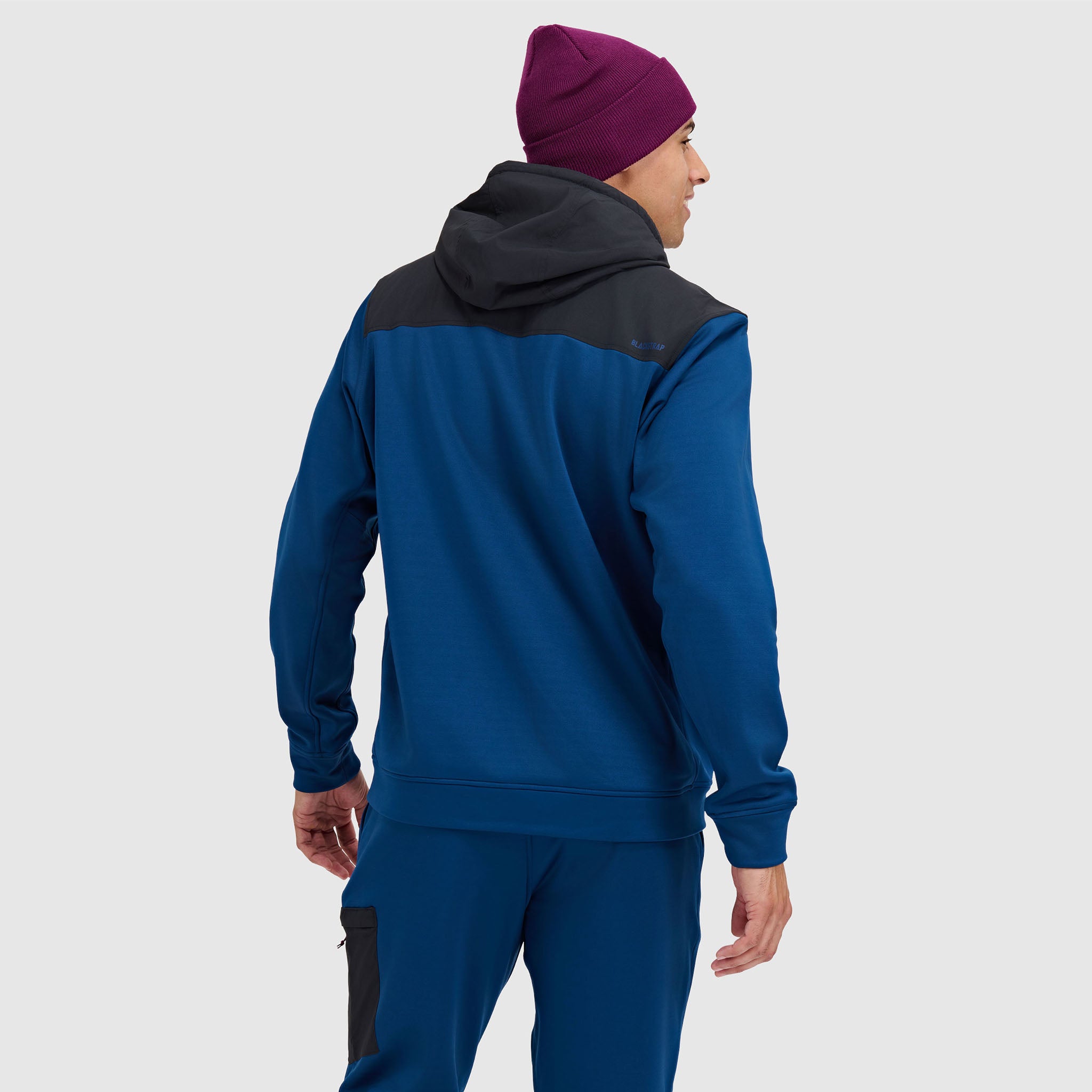 BlackStrap Mens Spectrum Full Zip Hoodie #color_deschutes