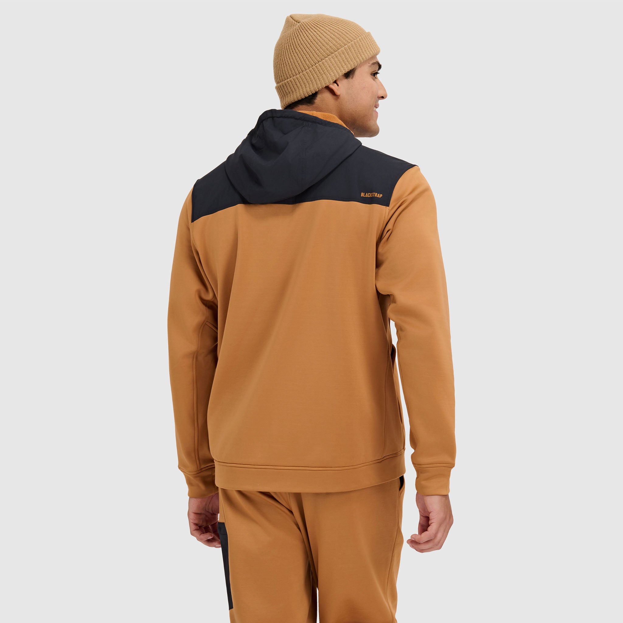 BlackStrap Mens Spectrum Full Zip Hoodie #color_fossil