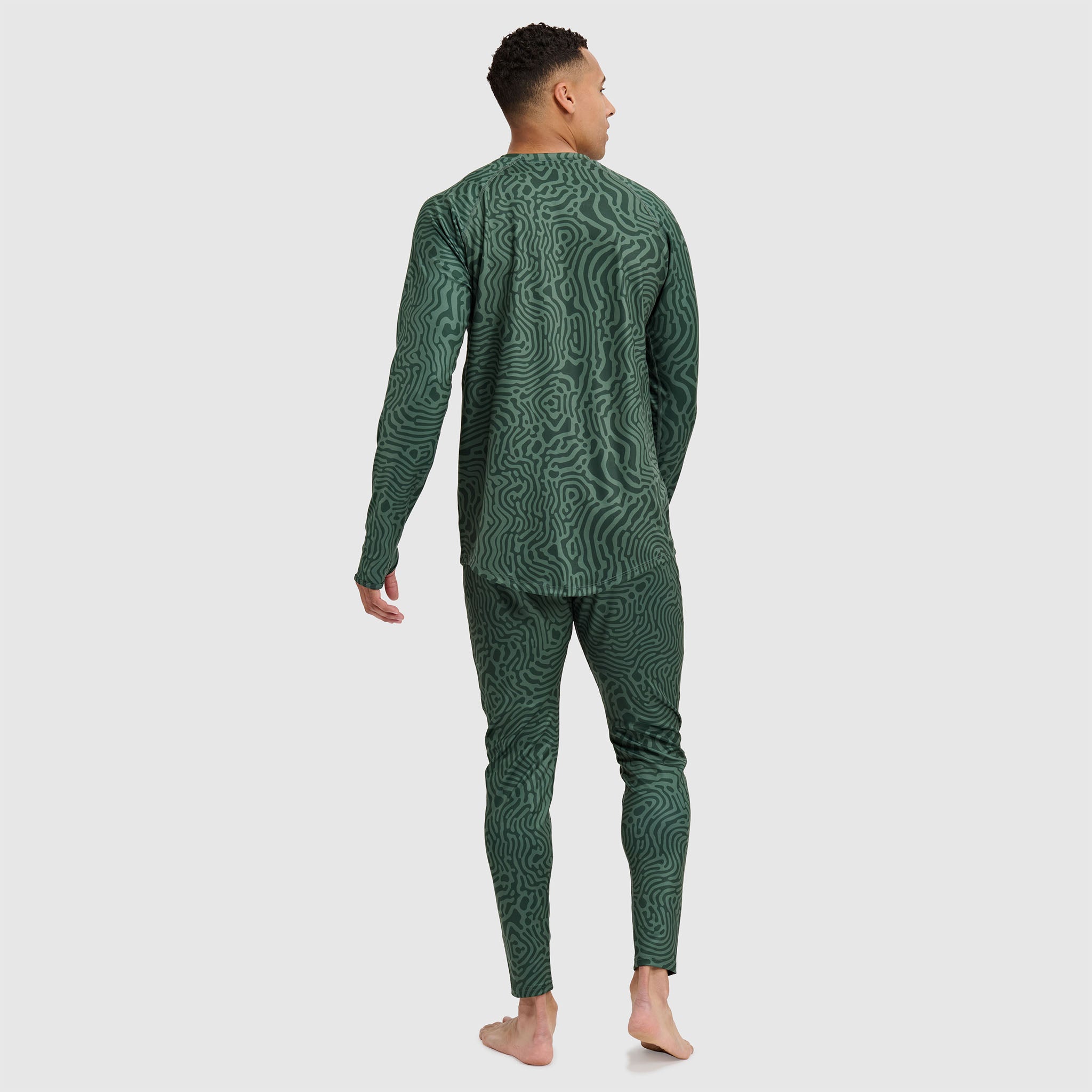 Men's Summit Base Layer Crewneck BlackStrap #color_inprint obsidian