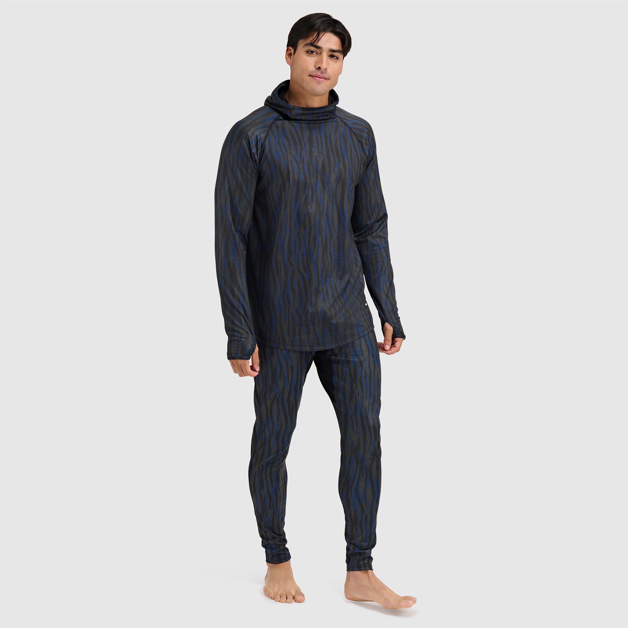 Men's Summit Base Layer Hoodie BlackStrap #color_pondy deschutes
