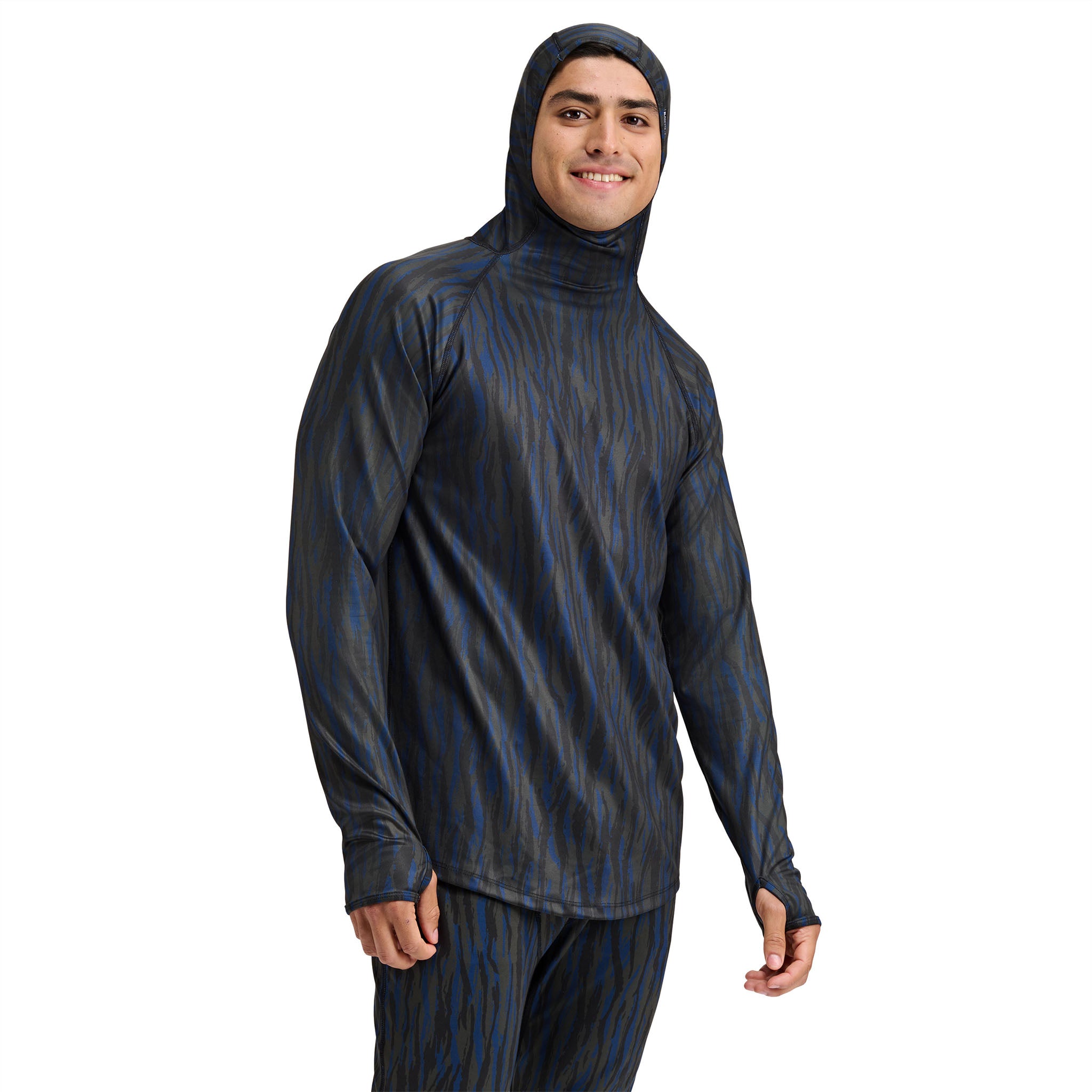 Men's Summit Base Layer Hoodie BlackStrap #color_pondy deschutes