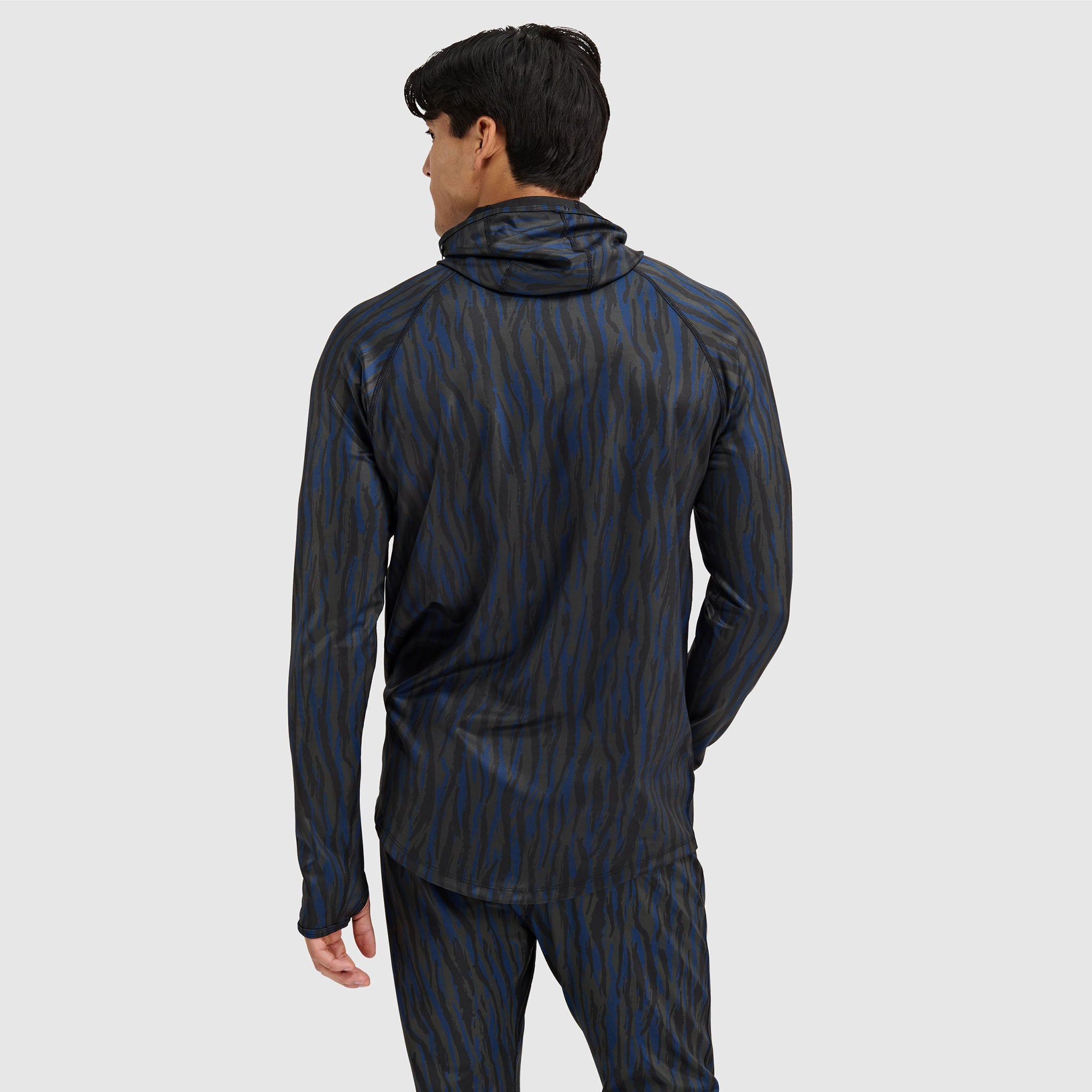 Men's Summit Base Layer Hoodie BlackStrap #color_pondy deschutes