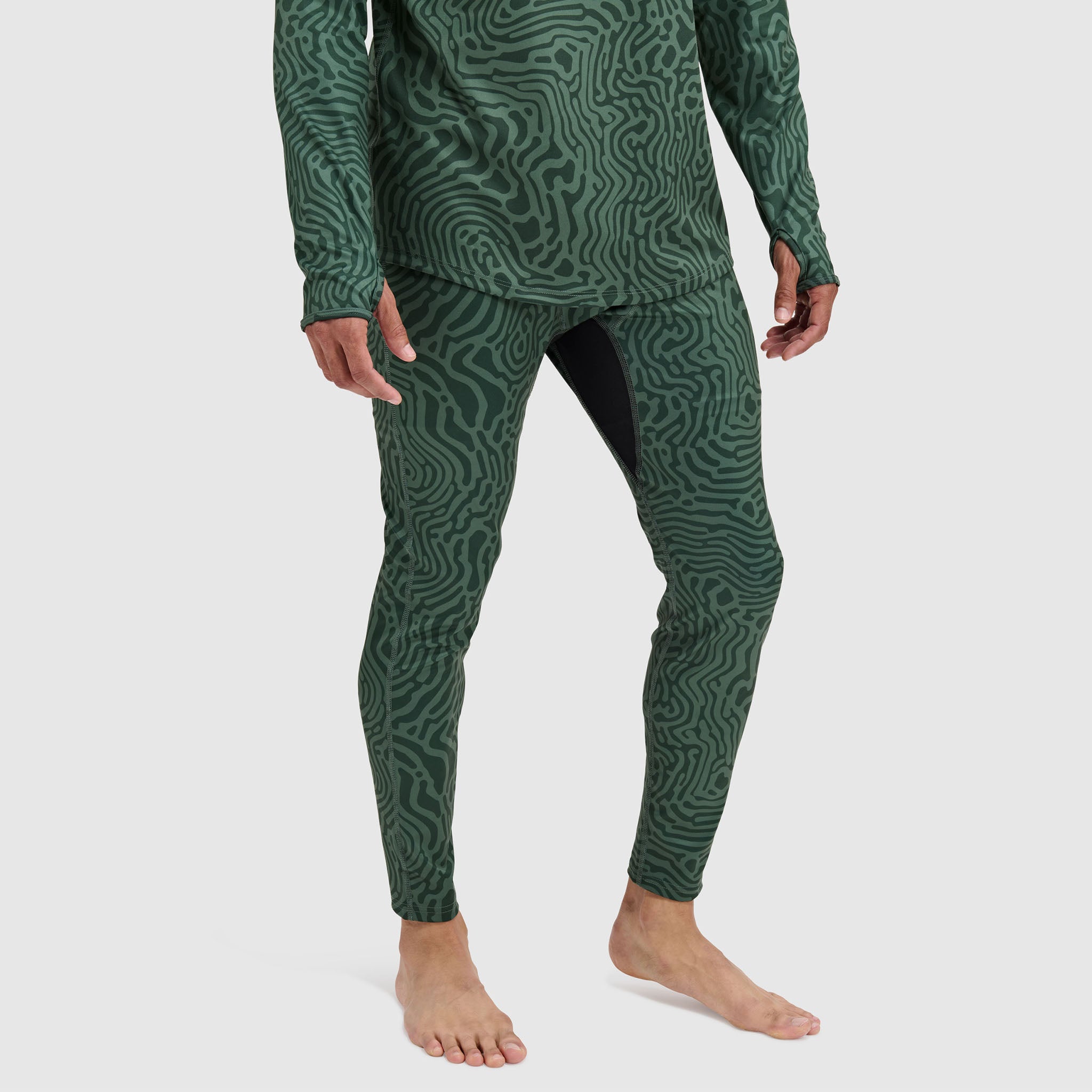 Men's Summit Base Layer Pants BlackStrap #color_inprint obsidian