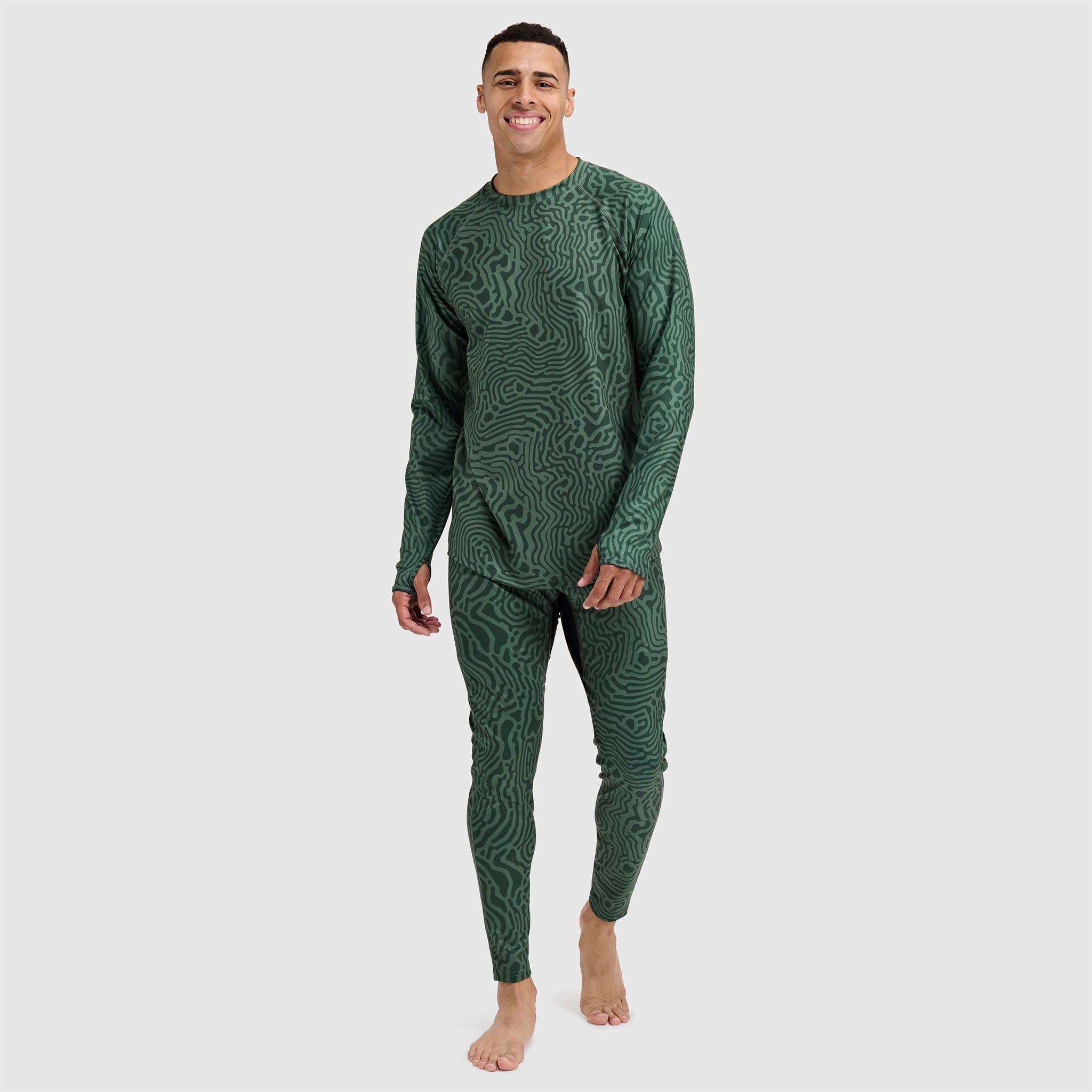 Men's Summit Base Layer Pants BlackStrap #color_inprint obsidian