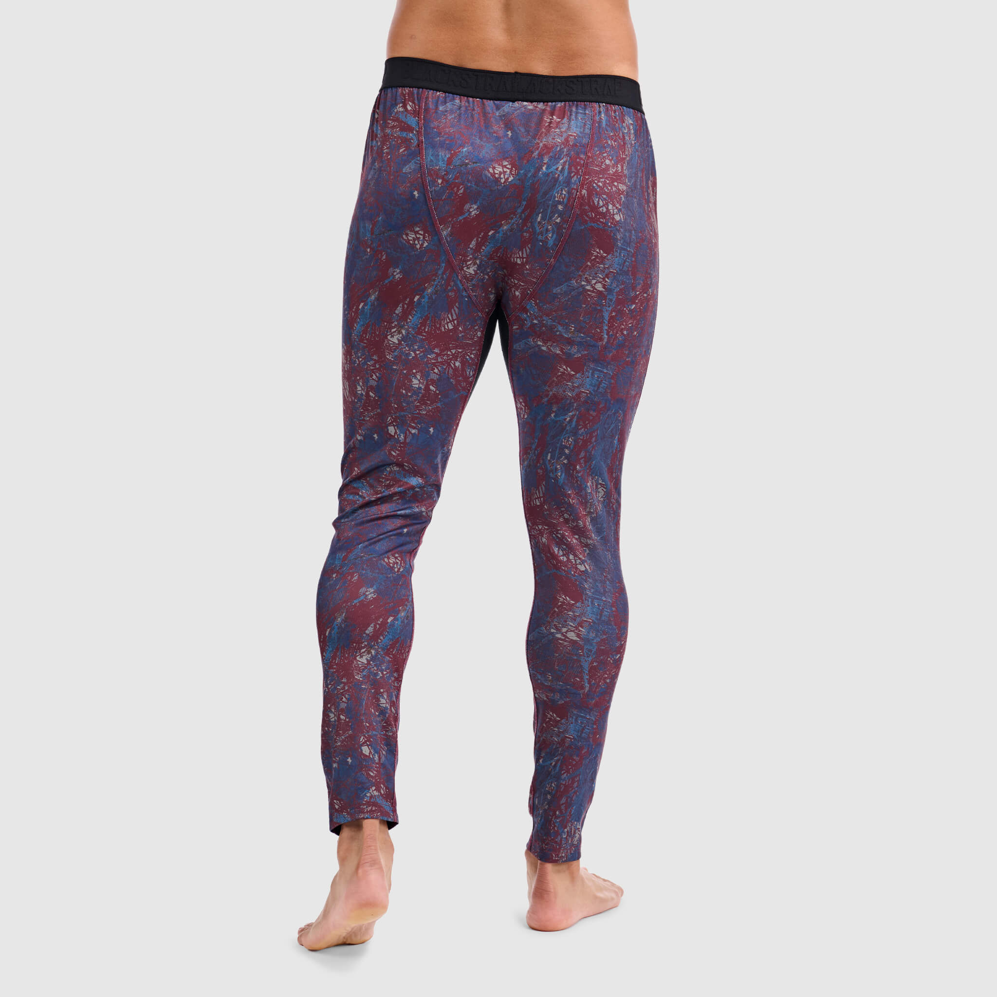 Men's Summit Base Layer Pants BlackStrap #color_pulse-cherry