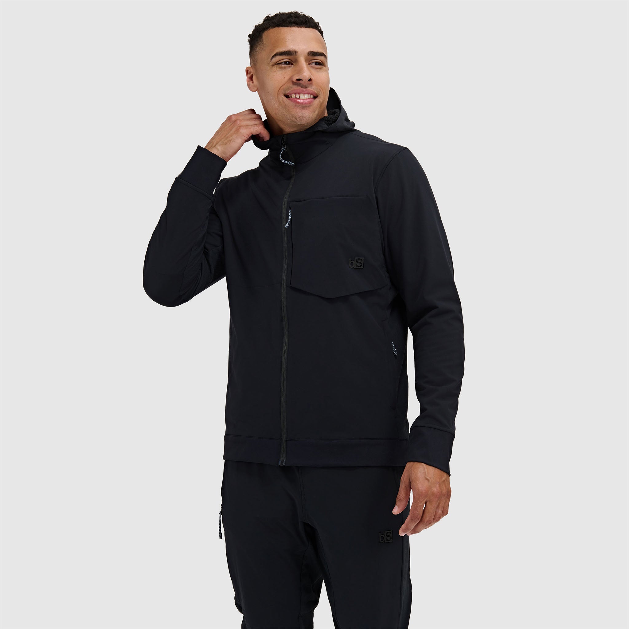 BlackStrap Mens Tribrid full zip Jacket #color_black