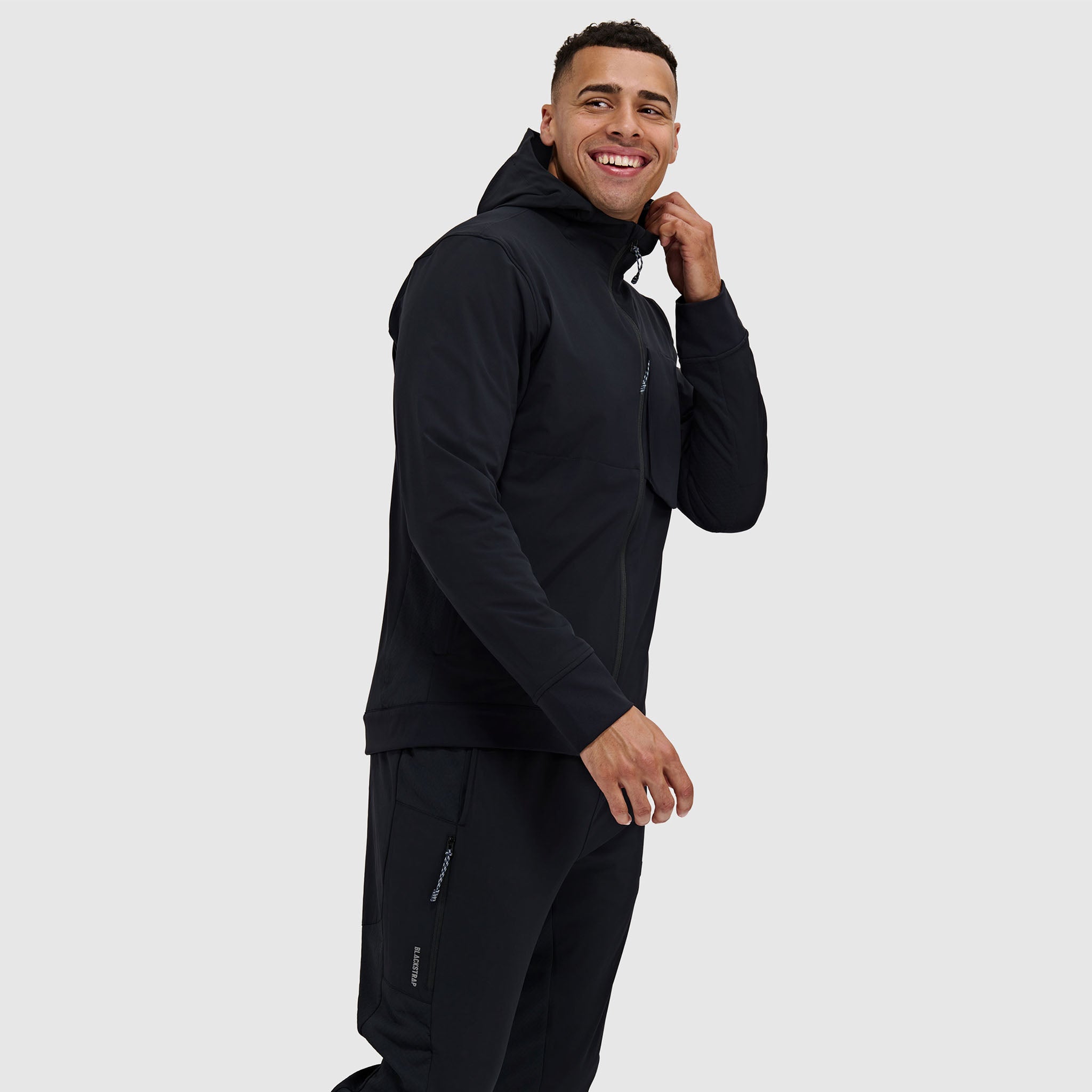 BlackStrap Mens Tribrid full zip Jacket #color_black
