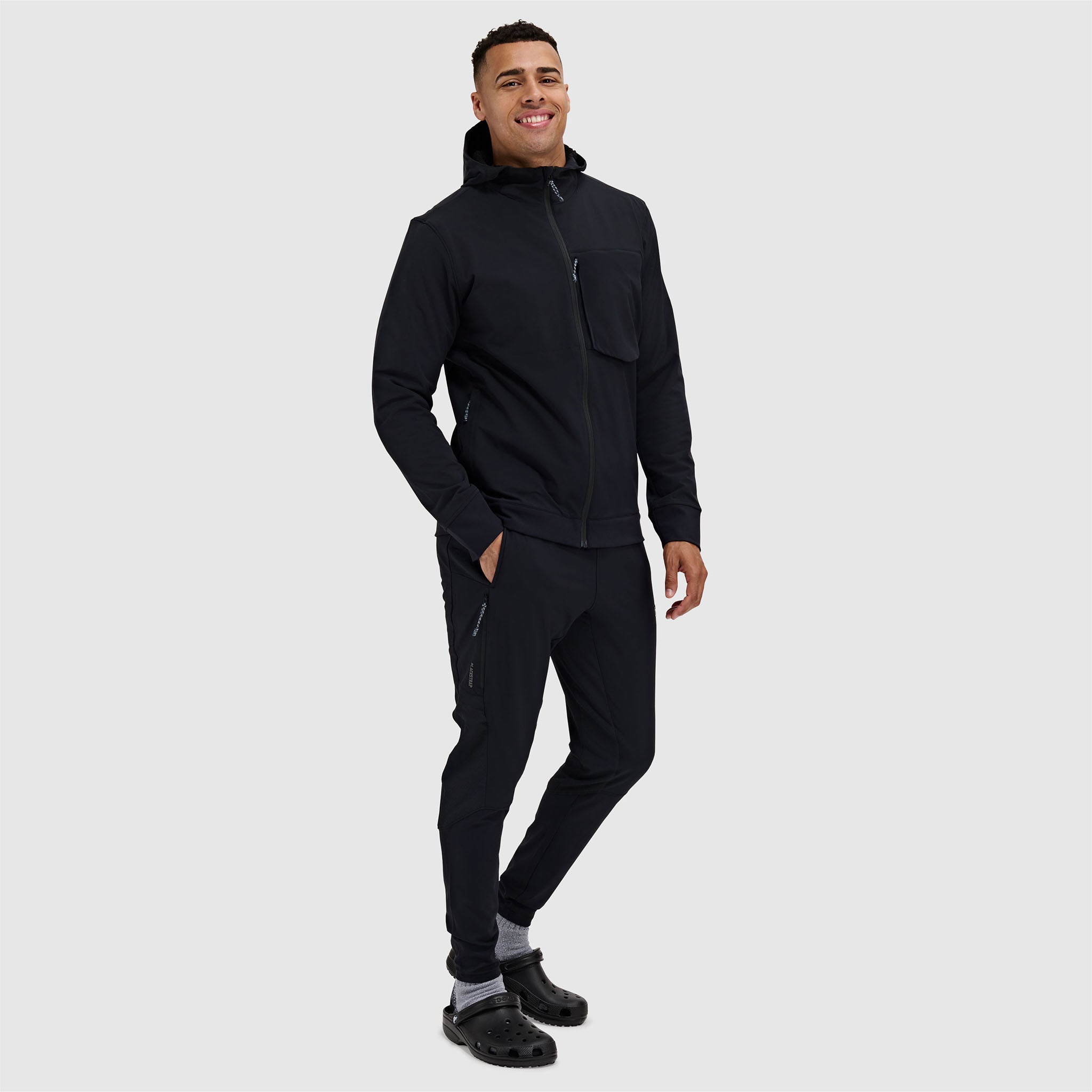 BlackStrap Mens Tribrid full zip Jacket #color_black