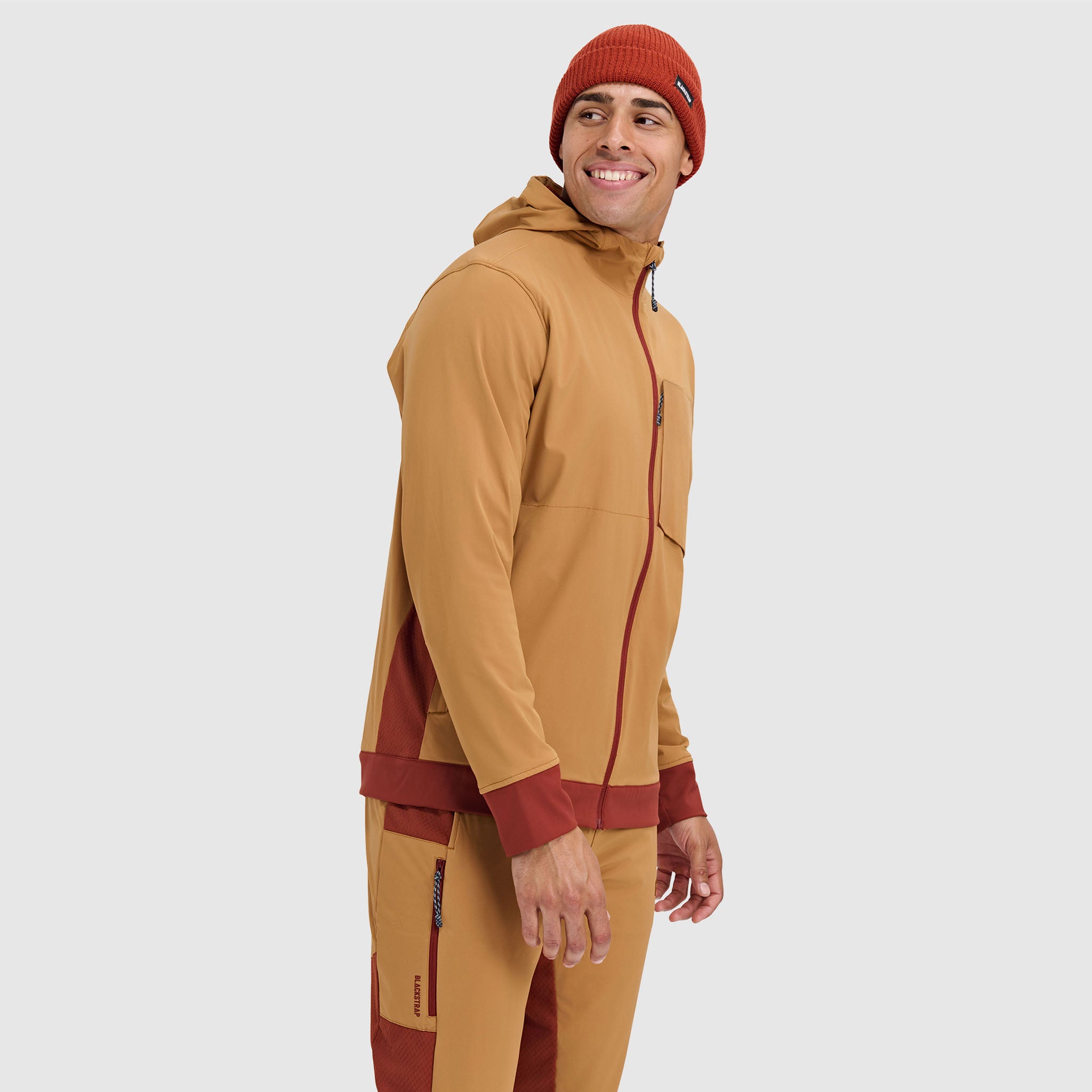 BlackStrap Mens Tribrid full zip Jacket #color_fossil