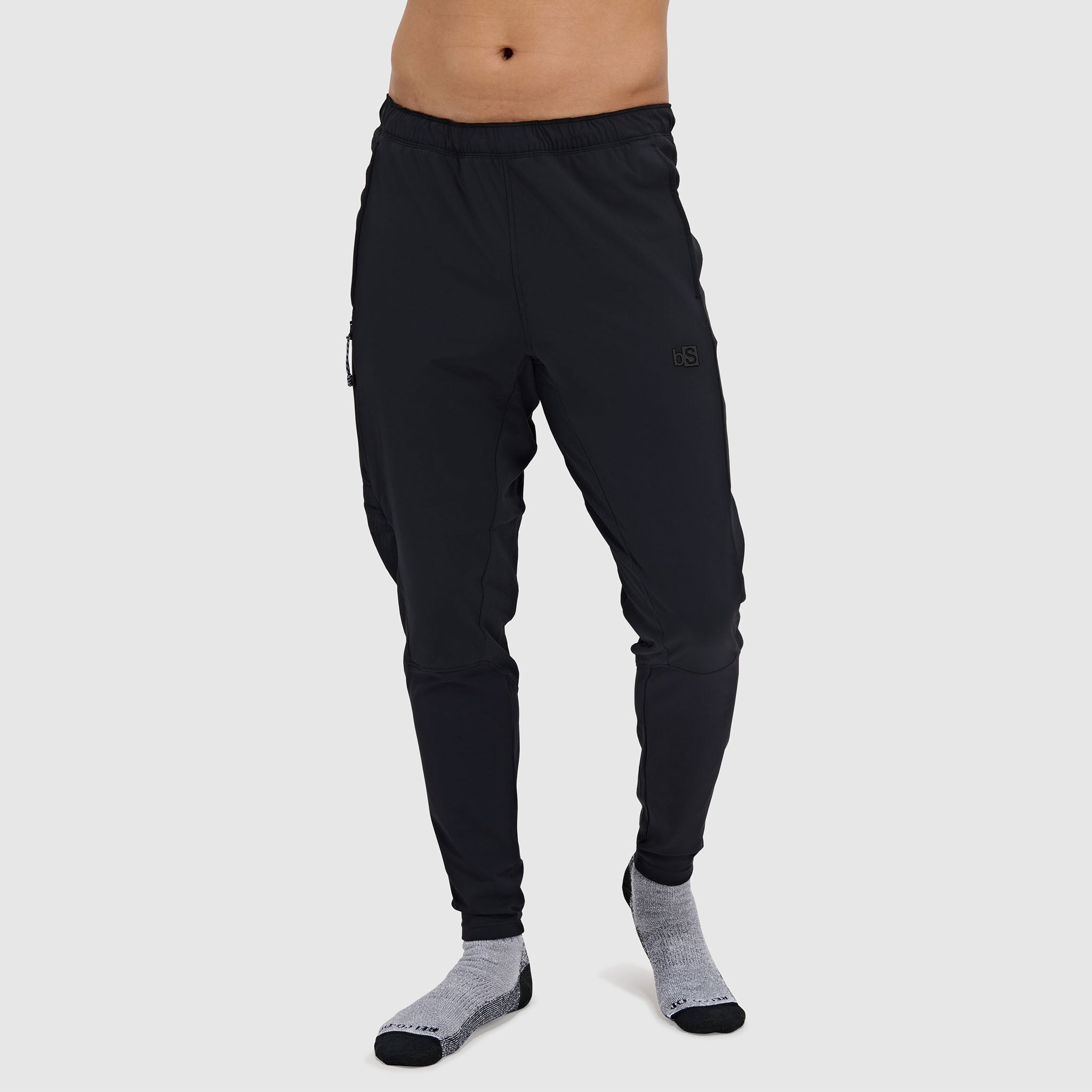 BlackStrap Mens Tribrid Grid Fleece Pant #color_black