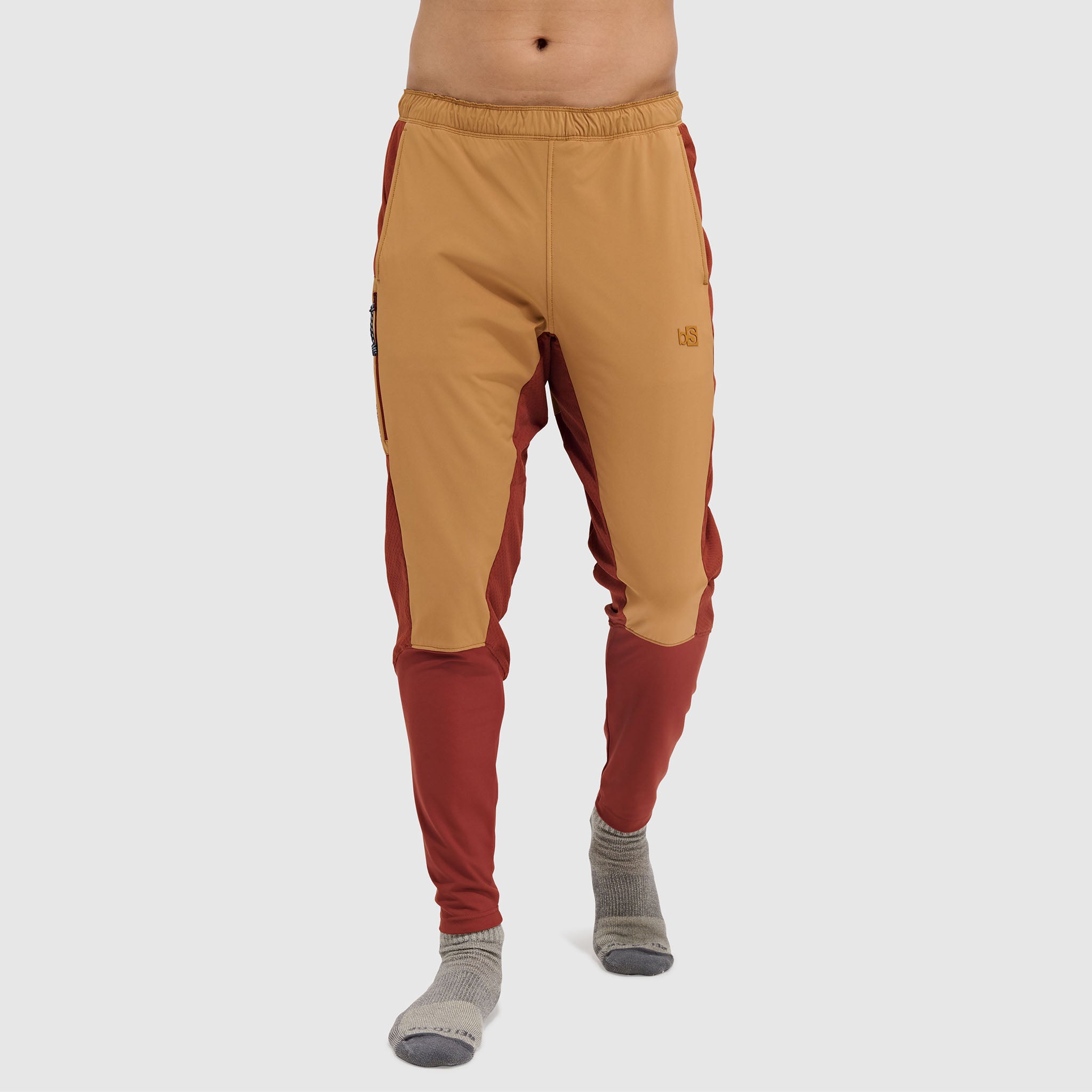 BlackStrap Mens Tribrid Grid Fleece Pant #color_fossil