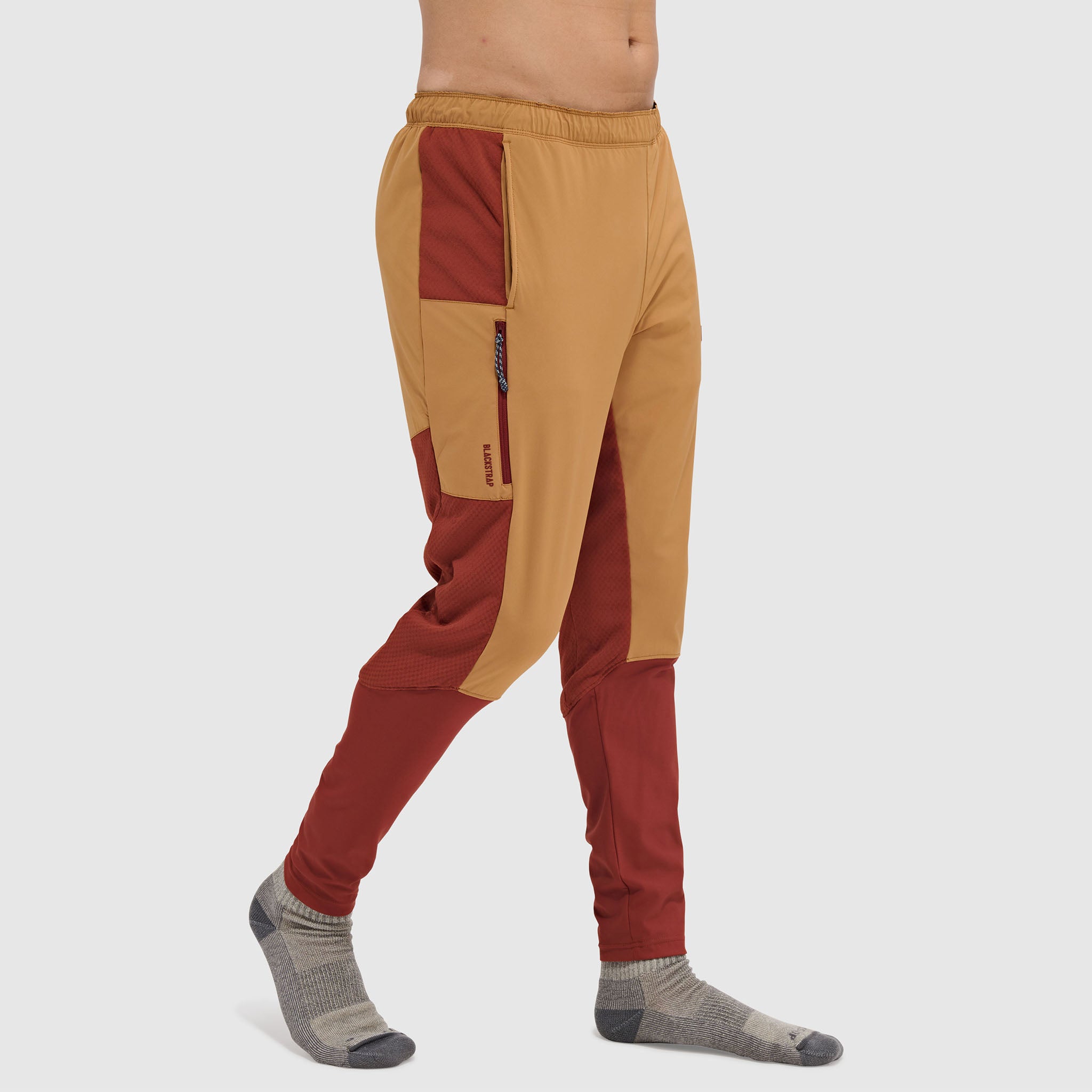 BlackStrap Mens Tribrid Grid Fleece Pant #color_fossil