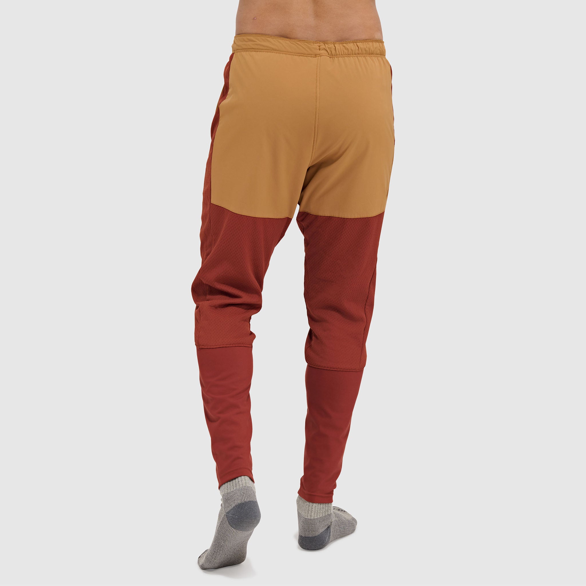 BlackStrap Mens Tribrid Grid Fleece Pant #color_fossil