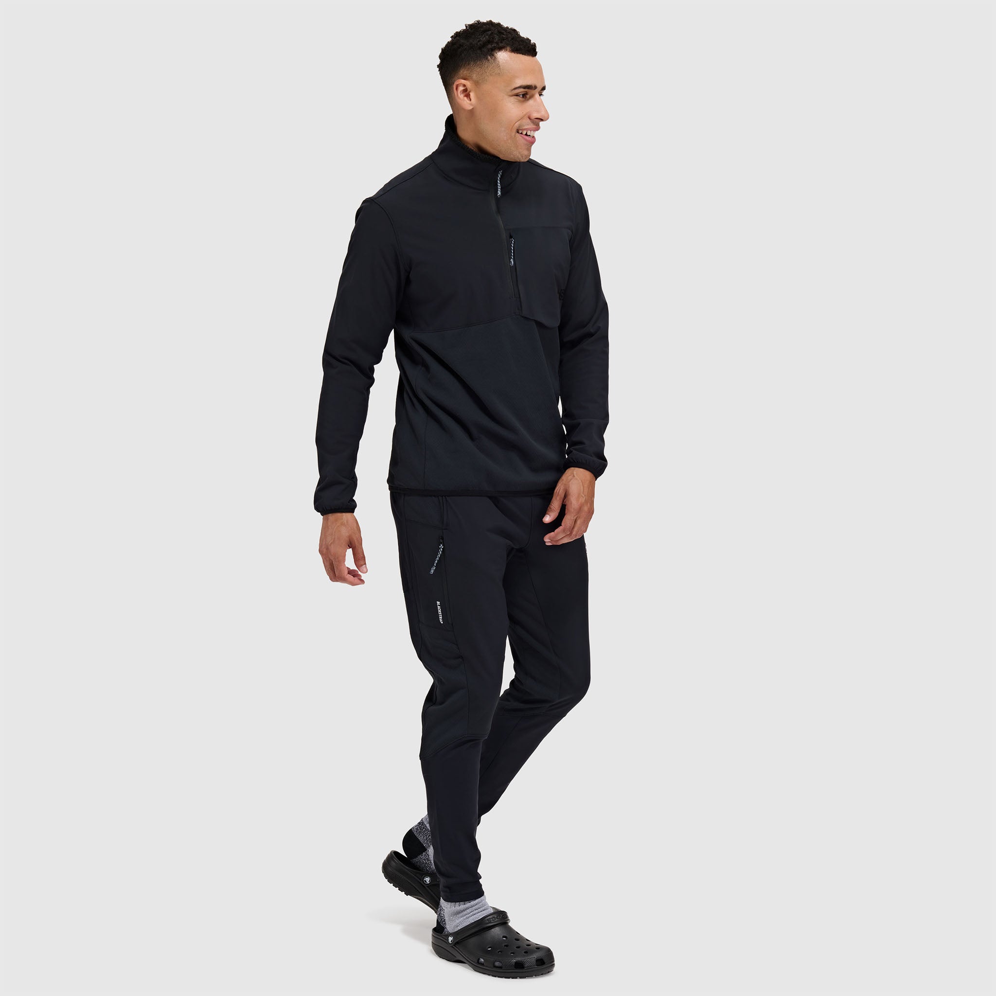 BlackStrap mens Tribrid Half Zip Jacket #color_black