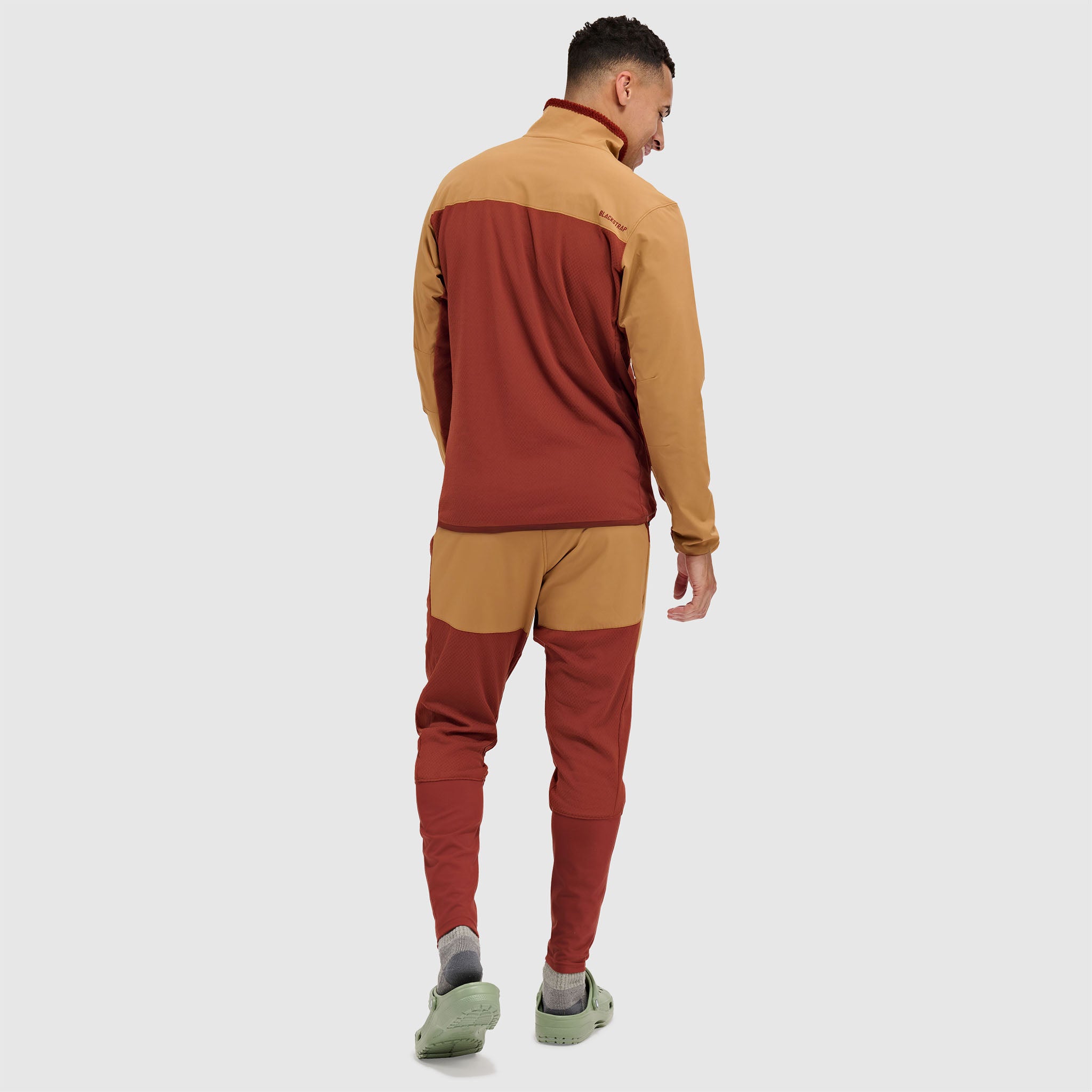 BlackStrap mens Tribrid Half Zip Jacket #color_fossil