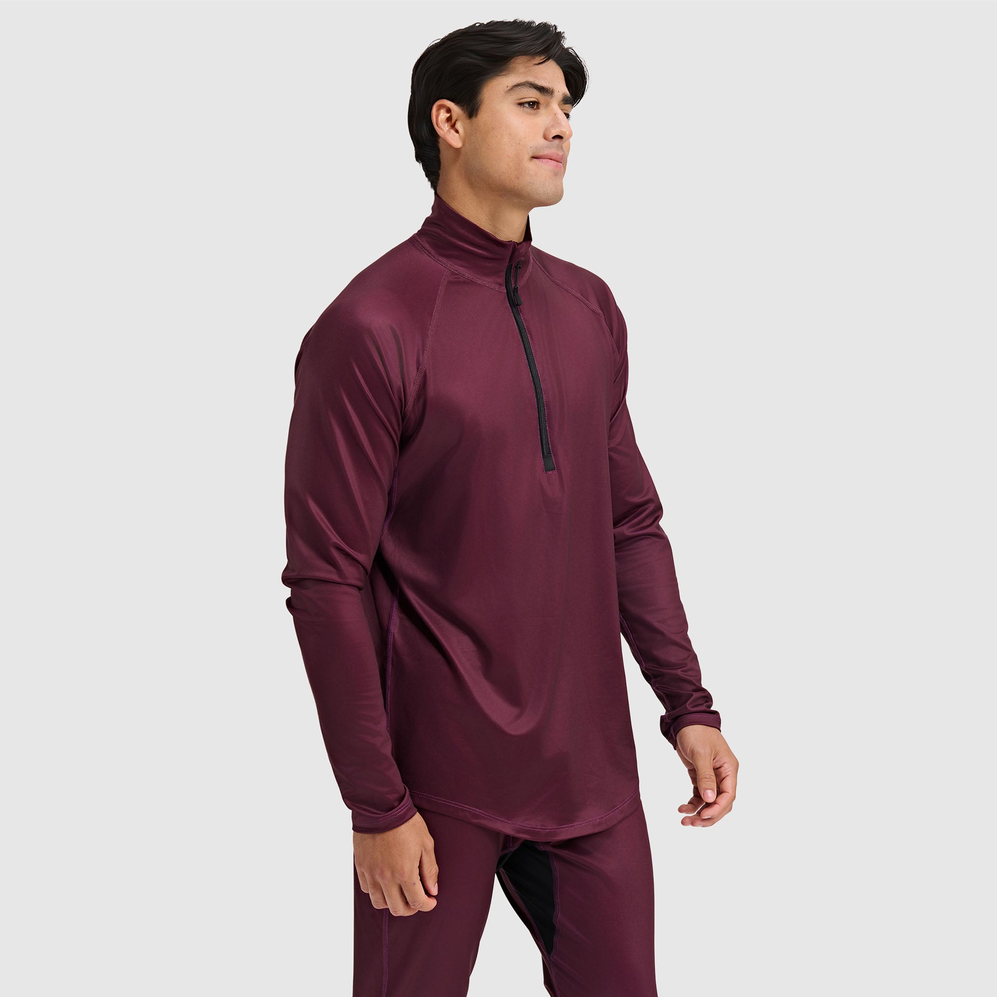 BlackStrap Mens Vista Quater Zip Pullover #color_cherry