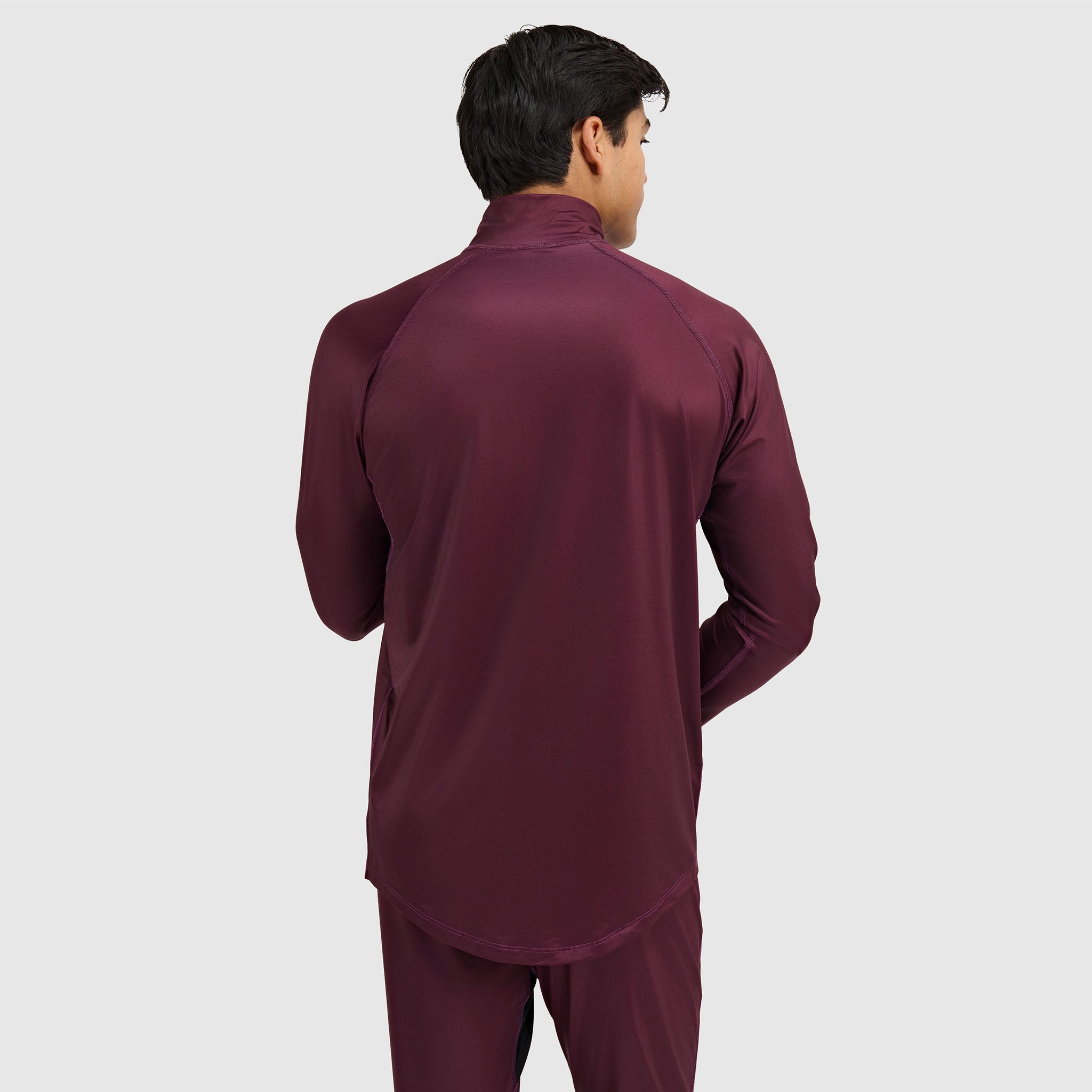 BlackStrap Mens Vista Quater Zip Pullover #color_cherry