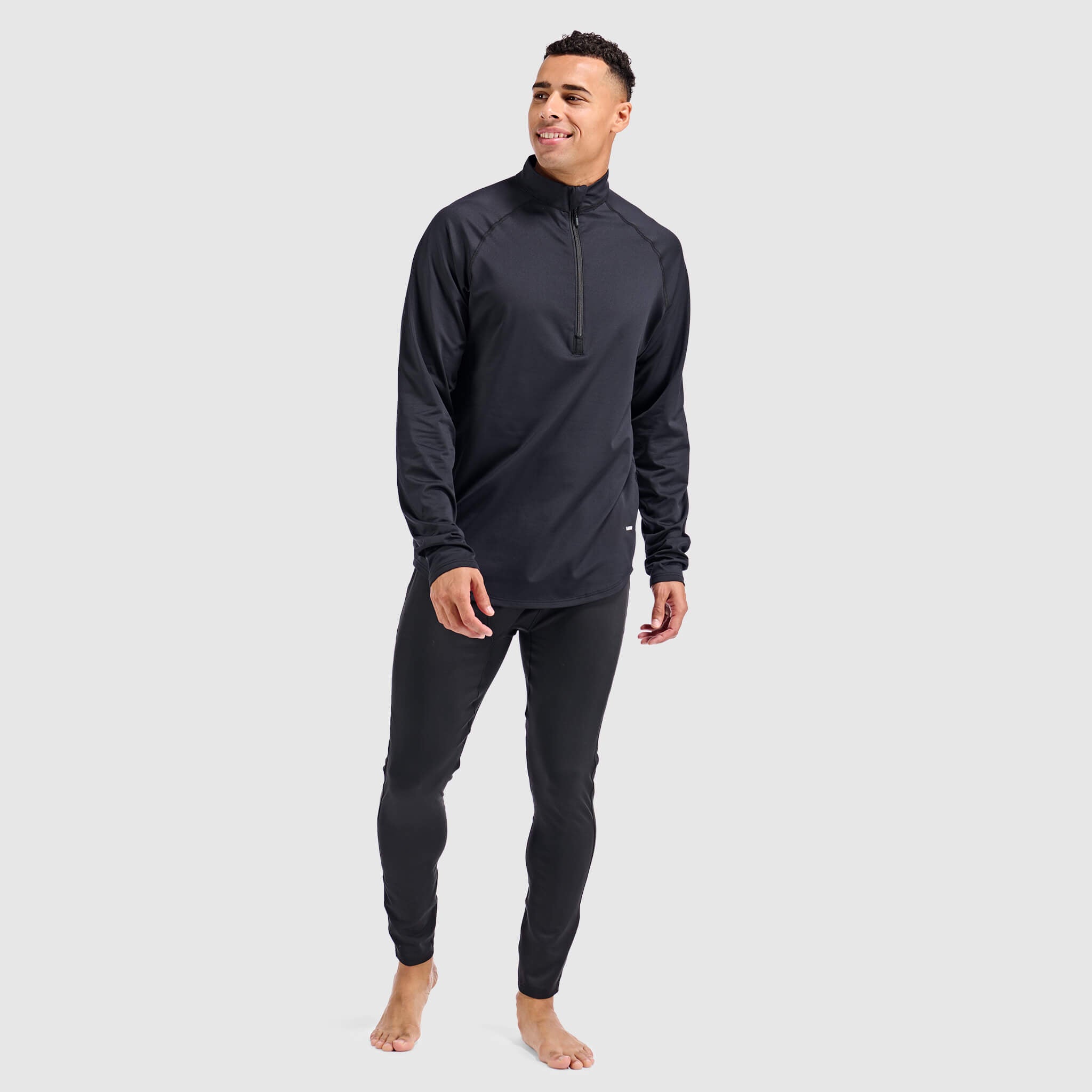 BlackStrap Mens Vista Quater Zip Pullover #color_black