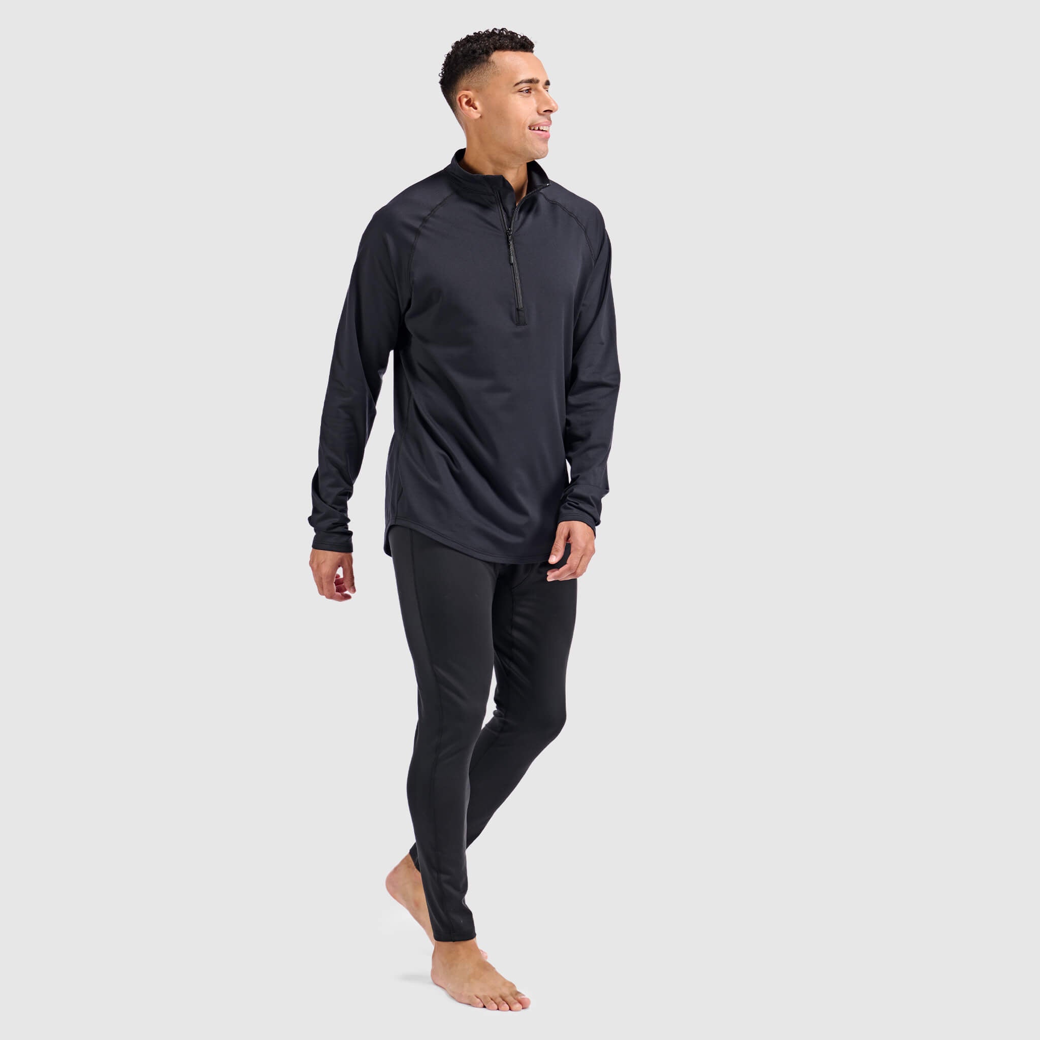 BlackStrap Mens Vista Quater Zip Pullover #color_black