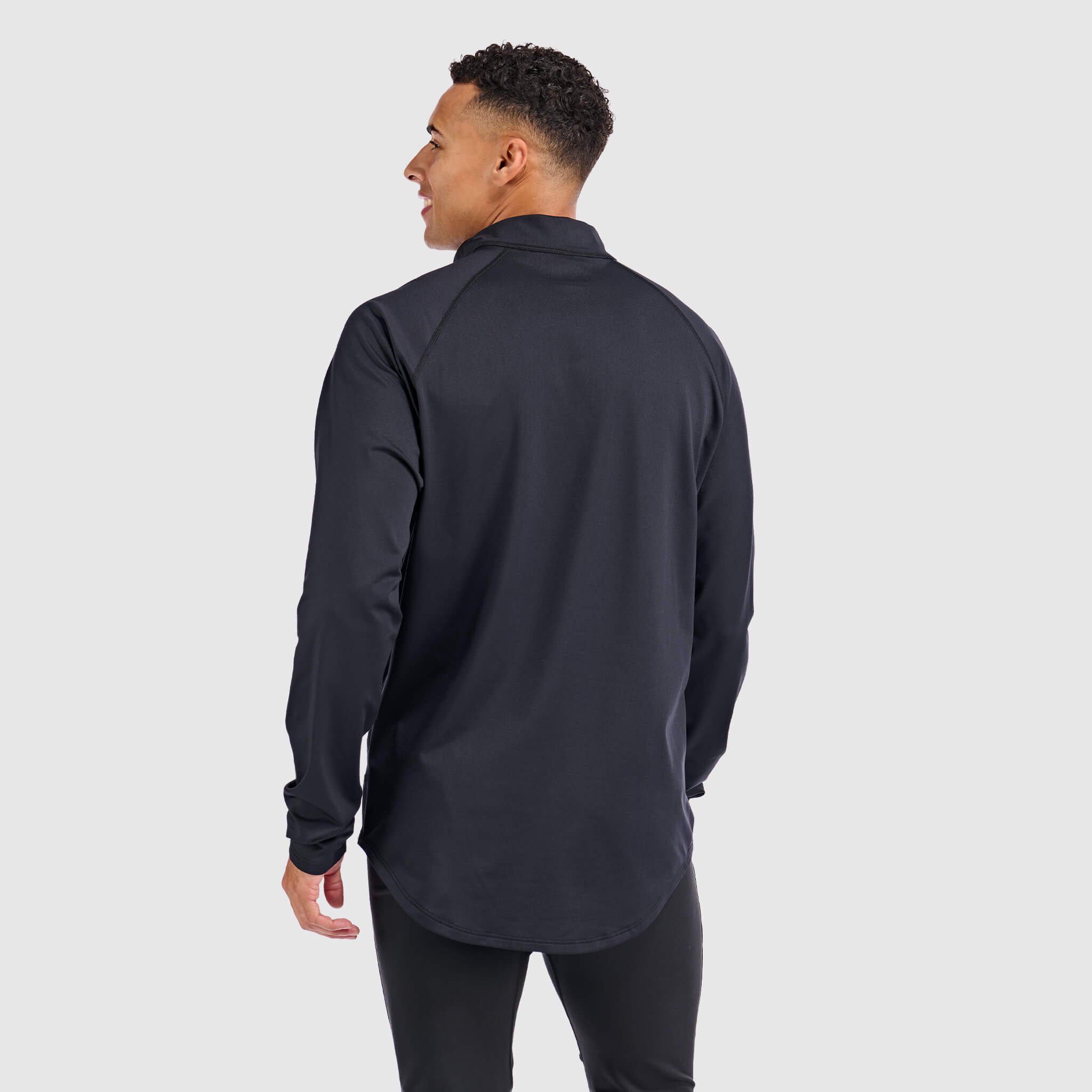 BlackStrap Mens Vista Quater Zip Pullover #color_black